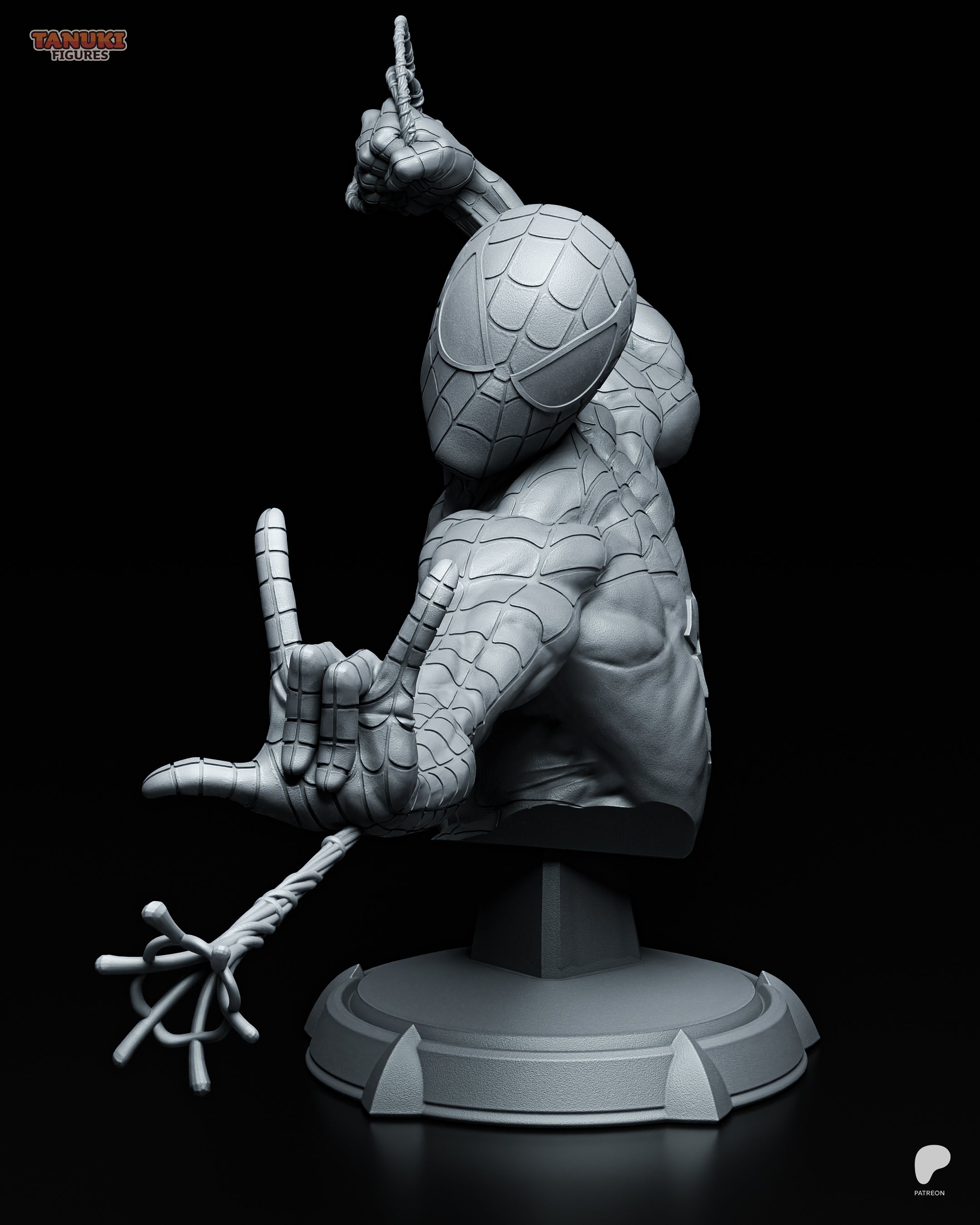 Spiderman - Busto — Figura Coleccionável Premium em Resina 3D