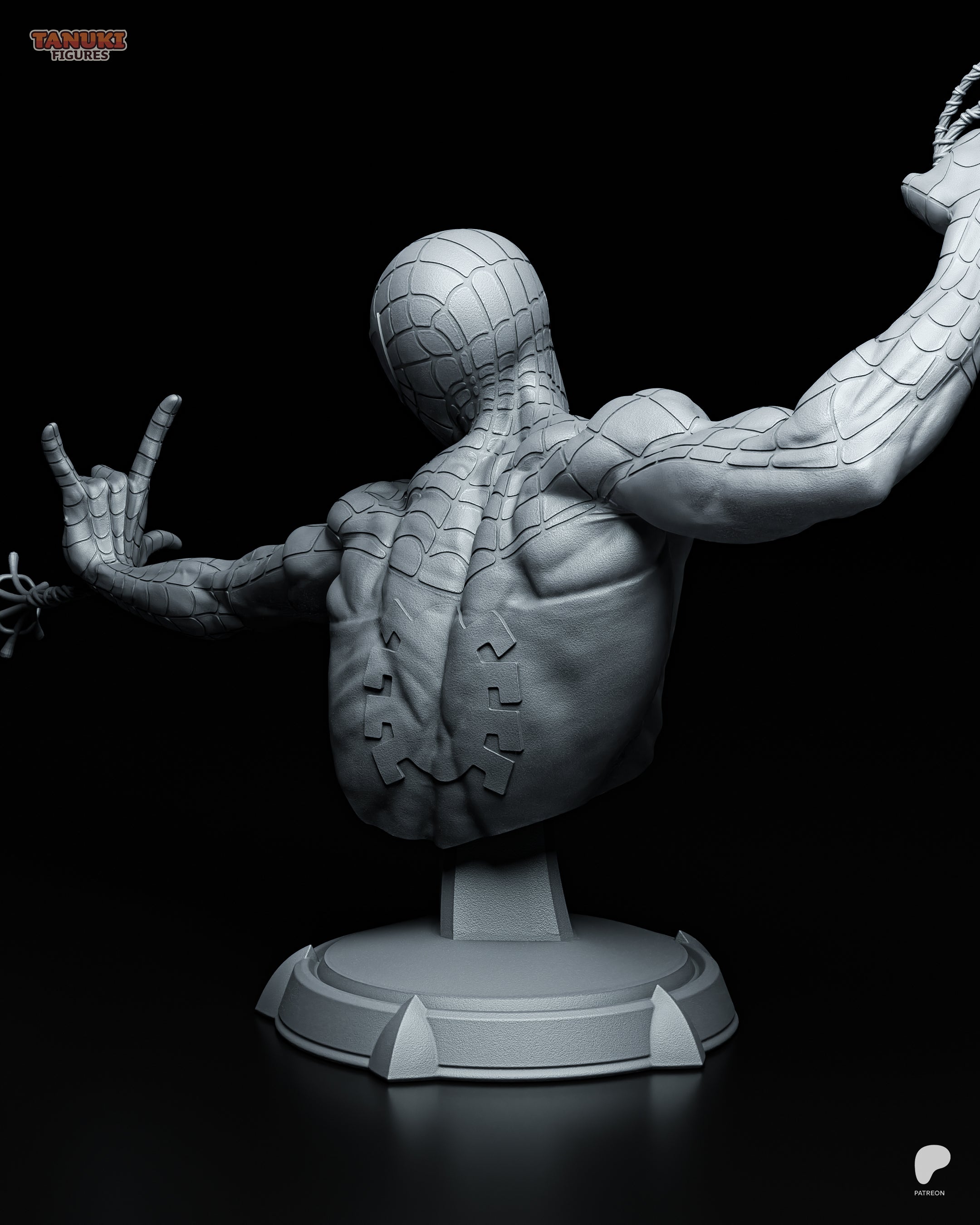 Spiderman - Busto — Figura Coleccionável Premium em Resina 3D