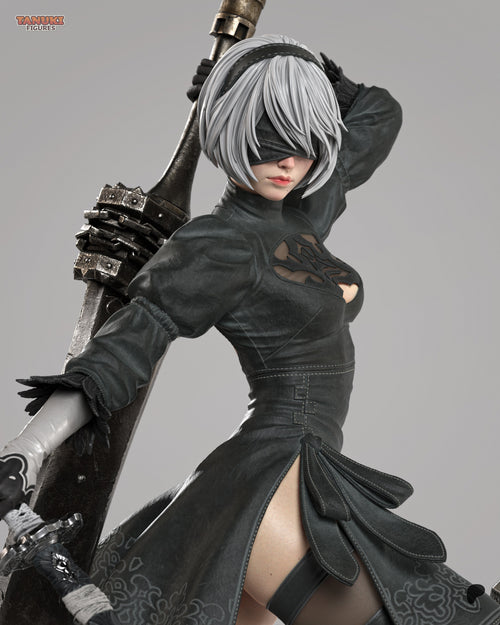 2B (NieR: Automata) — Figura Coleccionável Premium em Resina 3D