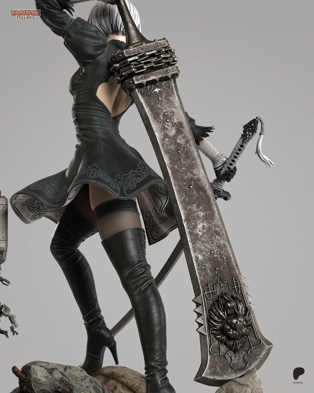 2B (NieR: Automata) — Figura Coleccionável Premium em Resina 3D