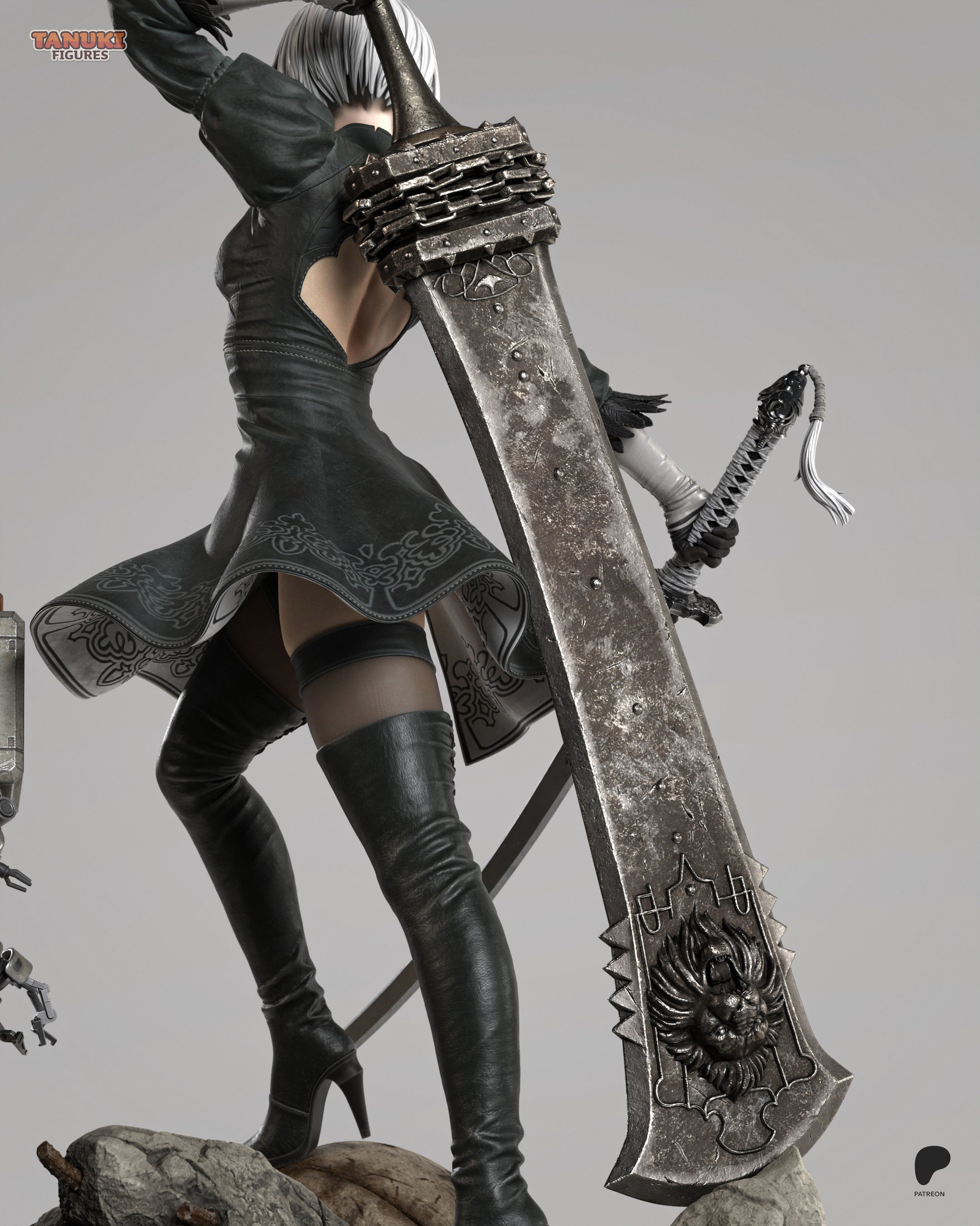 2B (NieR: Automata) — Figura Coleccionável Premium em Resina 3D