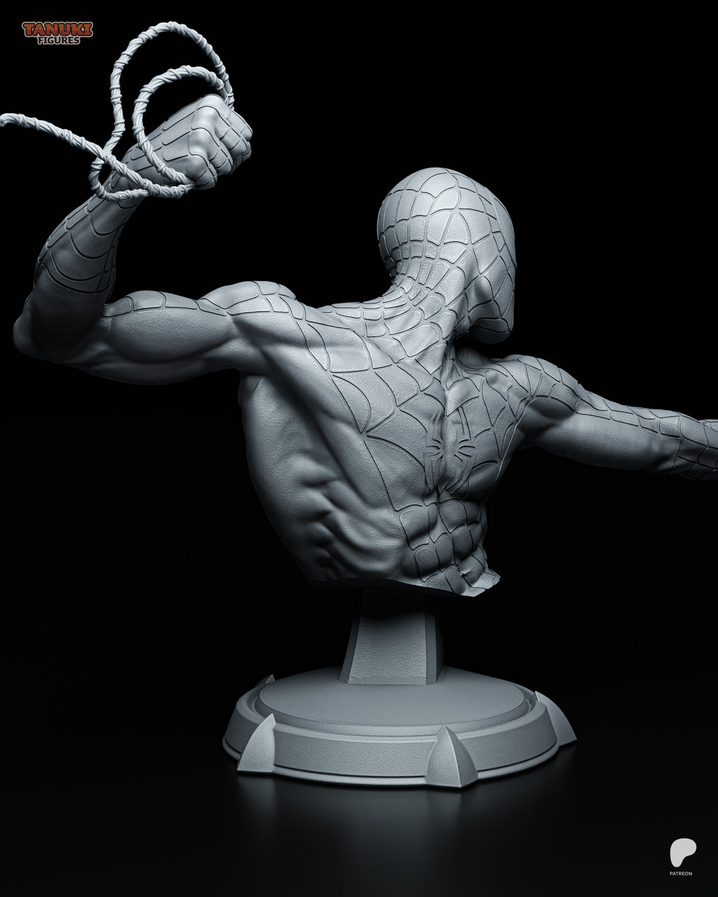 Spiderman - Busto — Figura Coleccionável Premium em Resina 3D