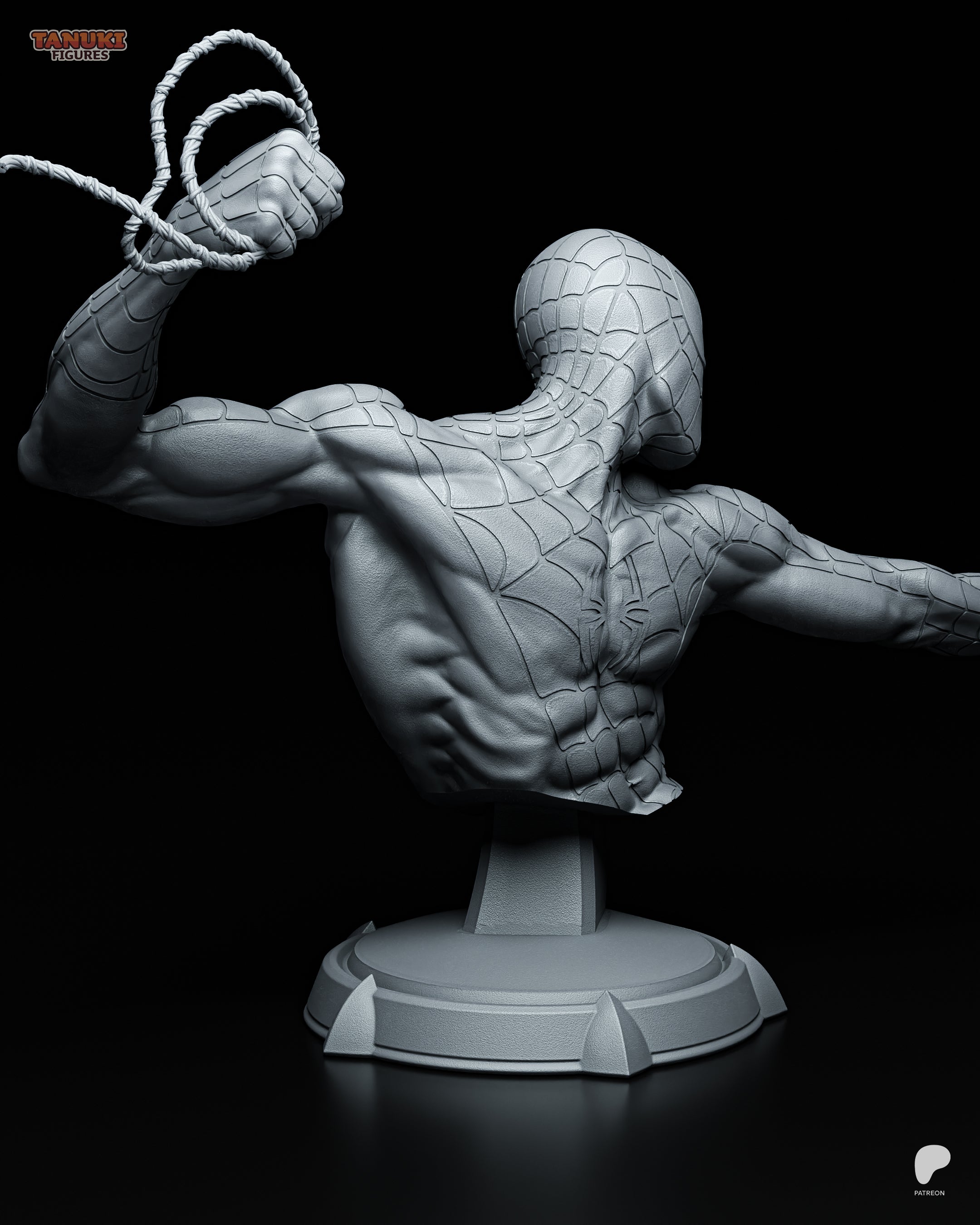 Spiderman - Busto — Figura Coleccionável Premium em Resina 3D