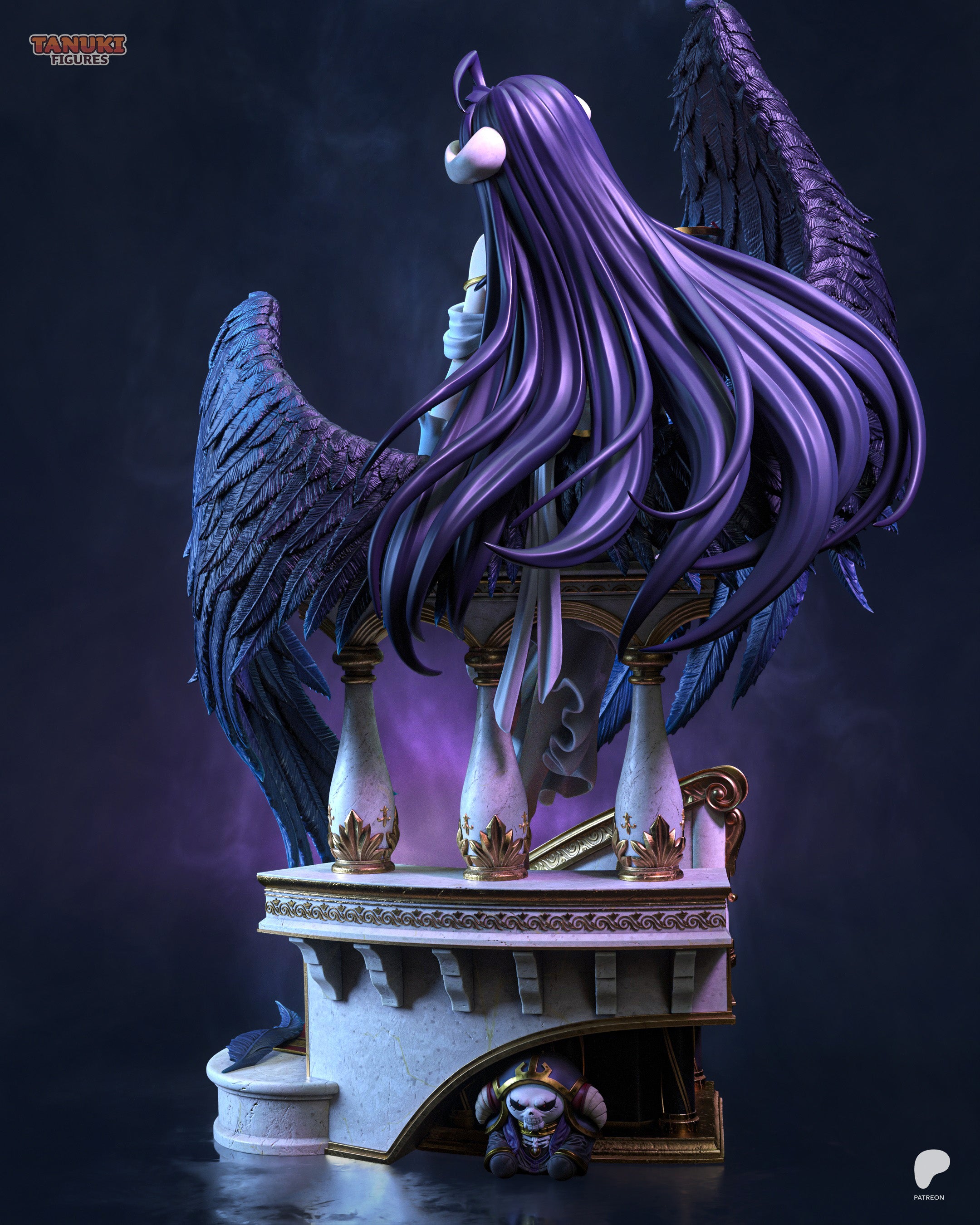 Albedo - Overlord — Figura Coleccionável Premium em Resina 3D
