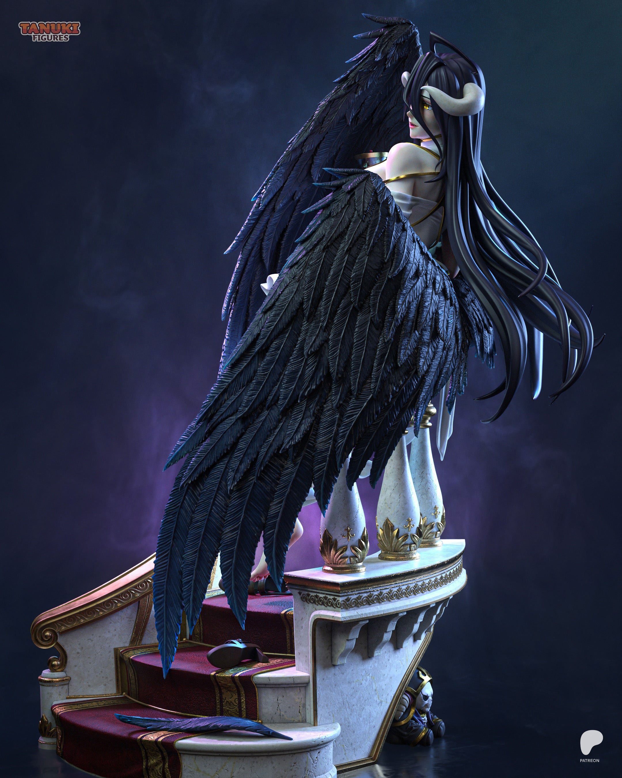 Albedo - Overlord — Figura Coleccionável Premium em Resina 3D