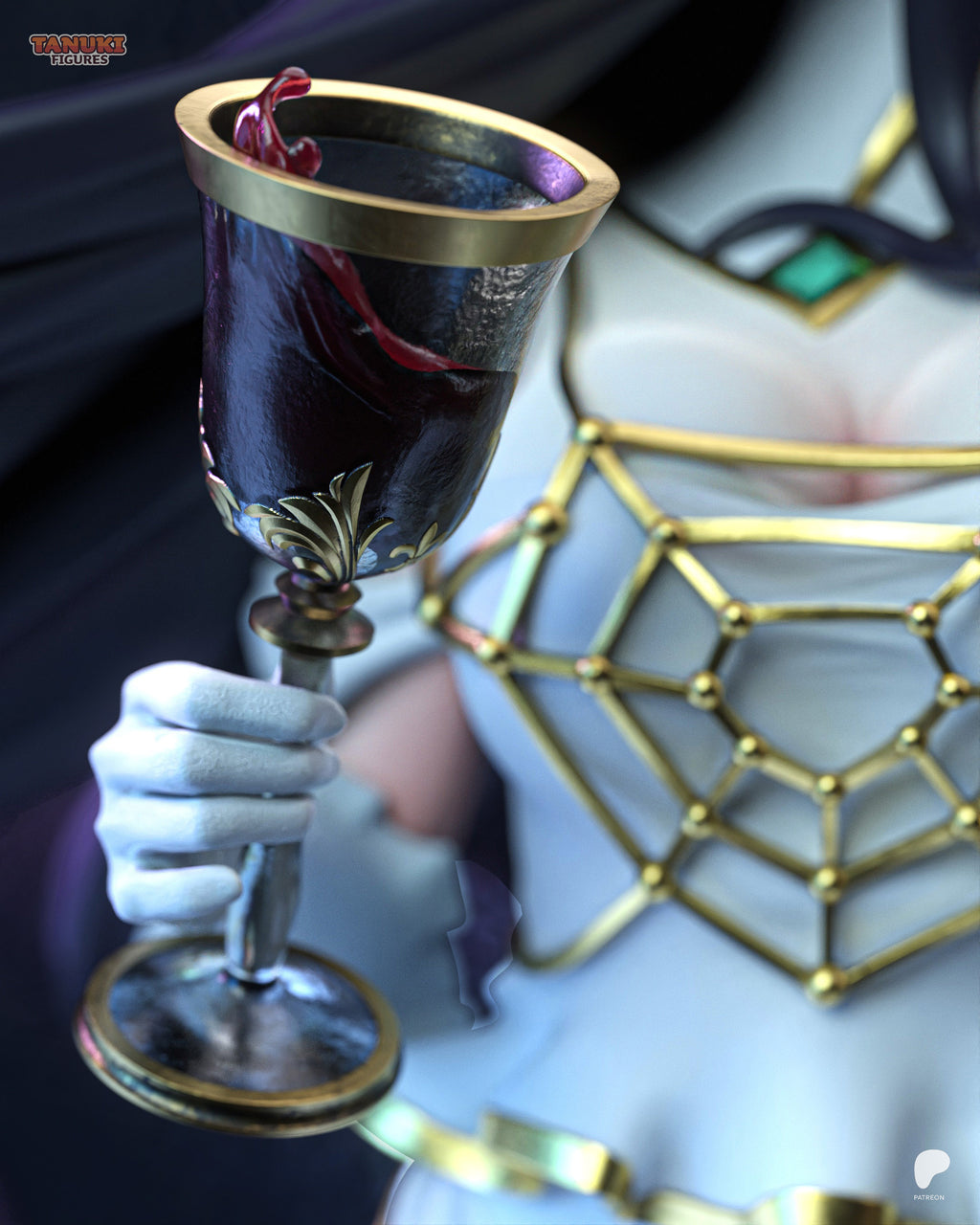 Albedo - Overlord — Figura Coleccionável Premium em Resina 3D