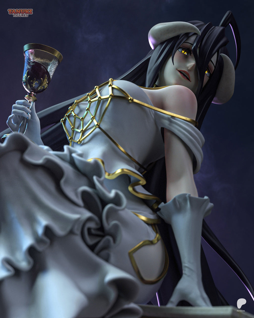 Albedo - Overlord — Figura Coleccionável Premium em Resina 3D
