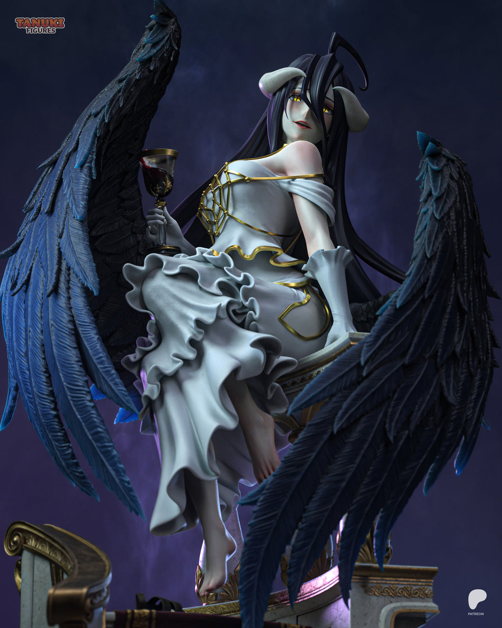 Albedo - Overlord — Figura Coleccionável Premium em Resina 3D