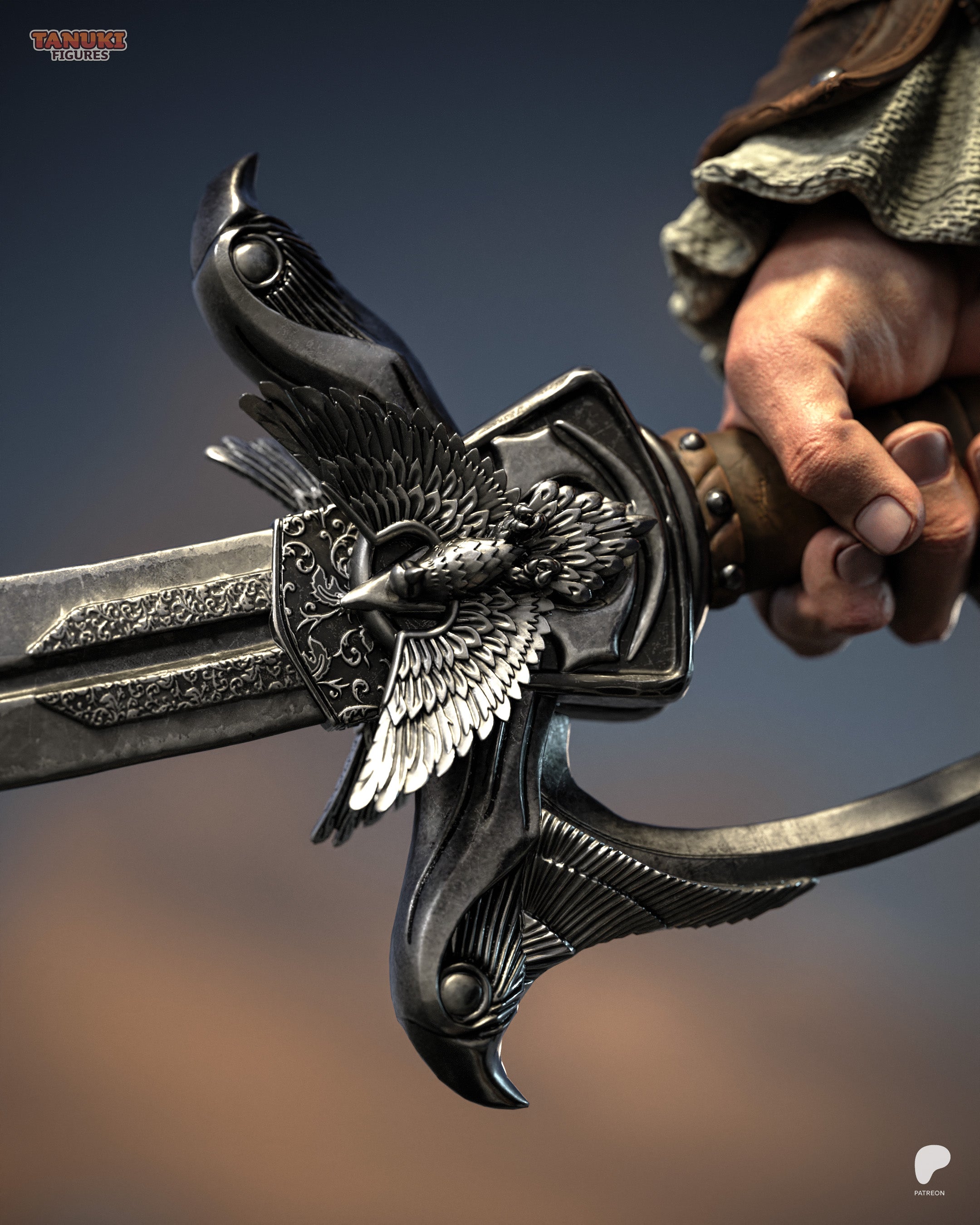 Edward - Assassin's Creed Black Flag — Figura Coleccionável Premium em Resina 3D