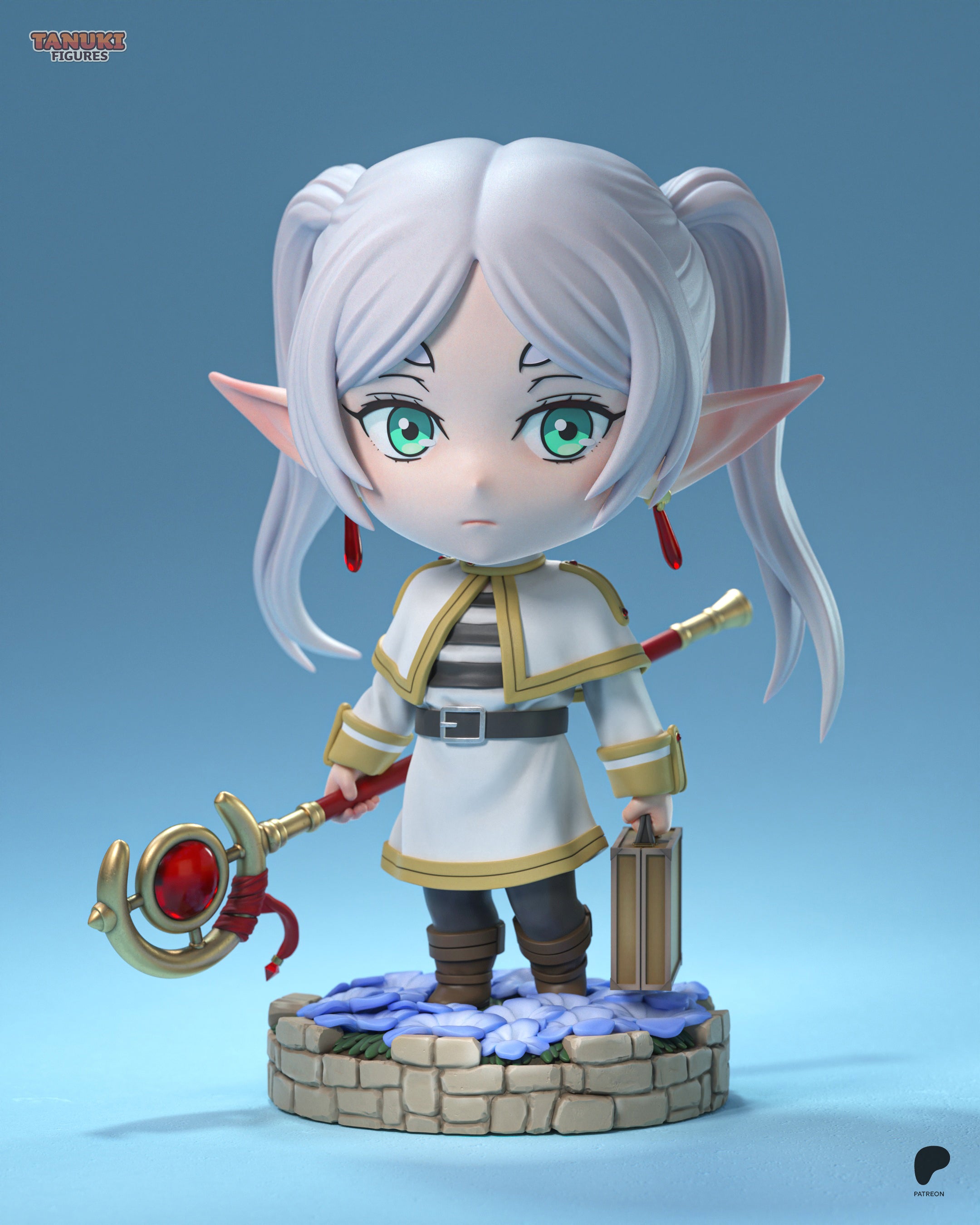 Frieren - Chibi — Figura Coleccionável Premium em Resina 3D