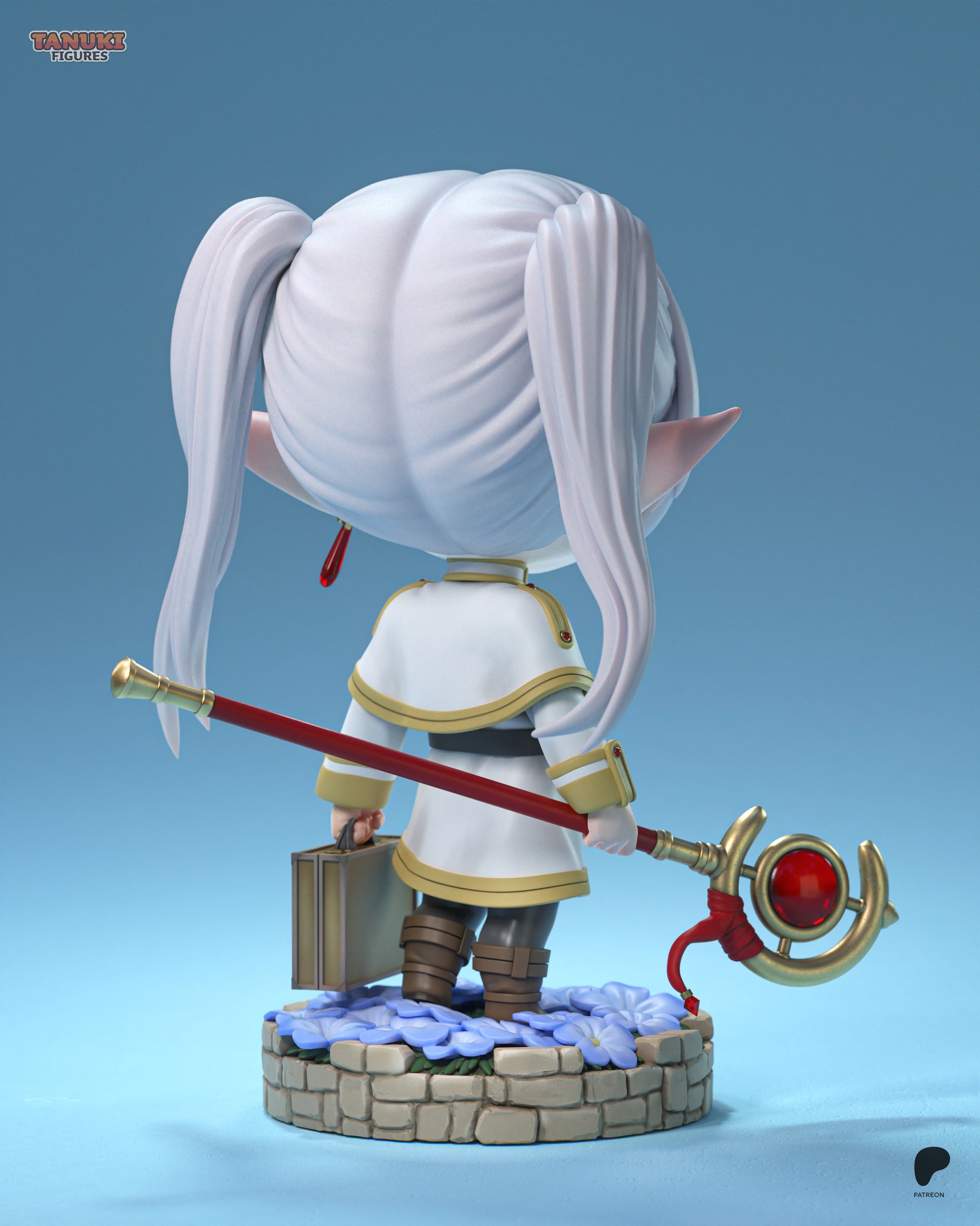 Frieren - Chibi — Figura Coleccionável Premium em Resina 3D