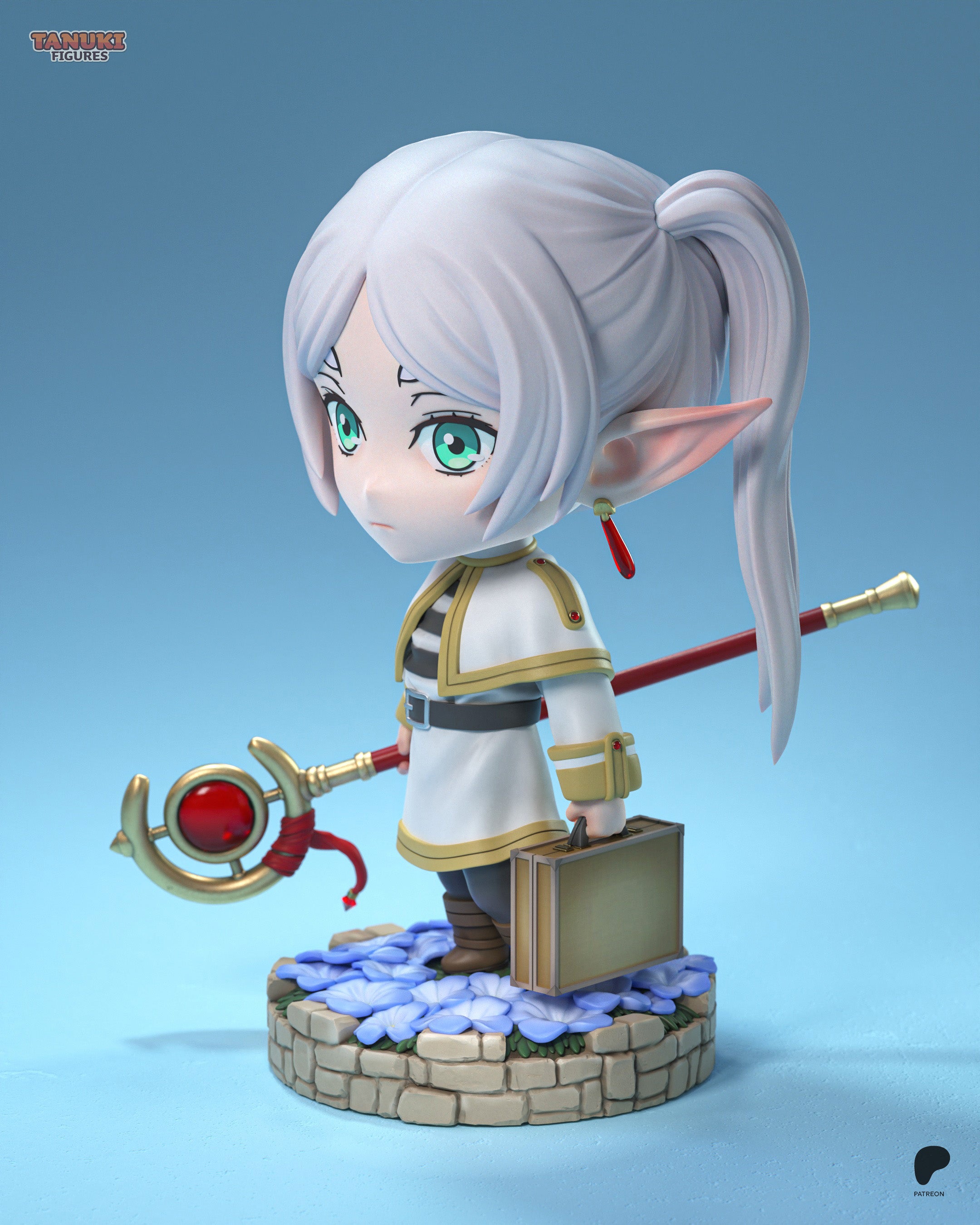 Frieren - Chibi — Figura Coleccionável Premium em Resina 3D
