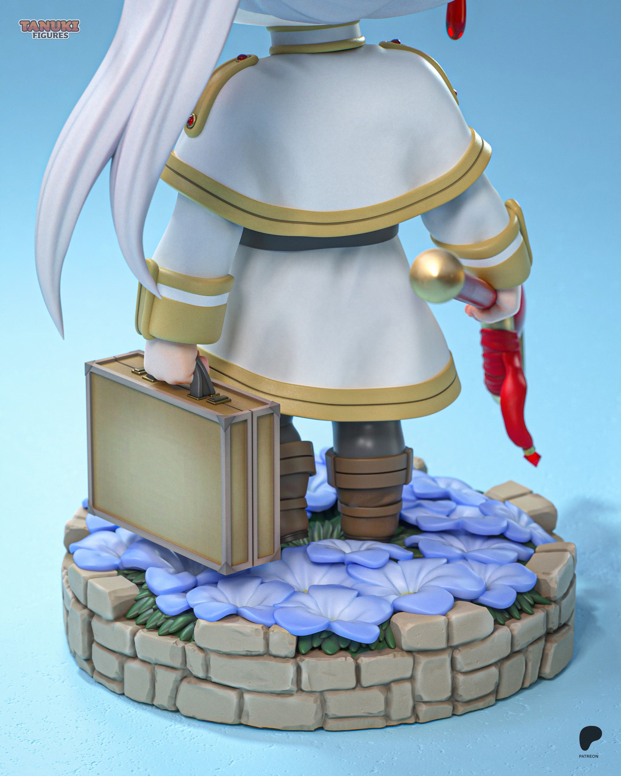 Frieren - Chibi — Figura Coleccionável Premium em Resina 3D