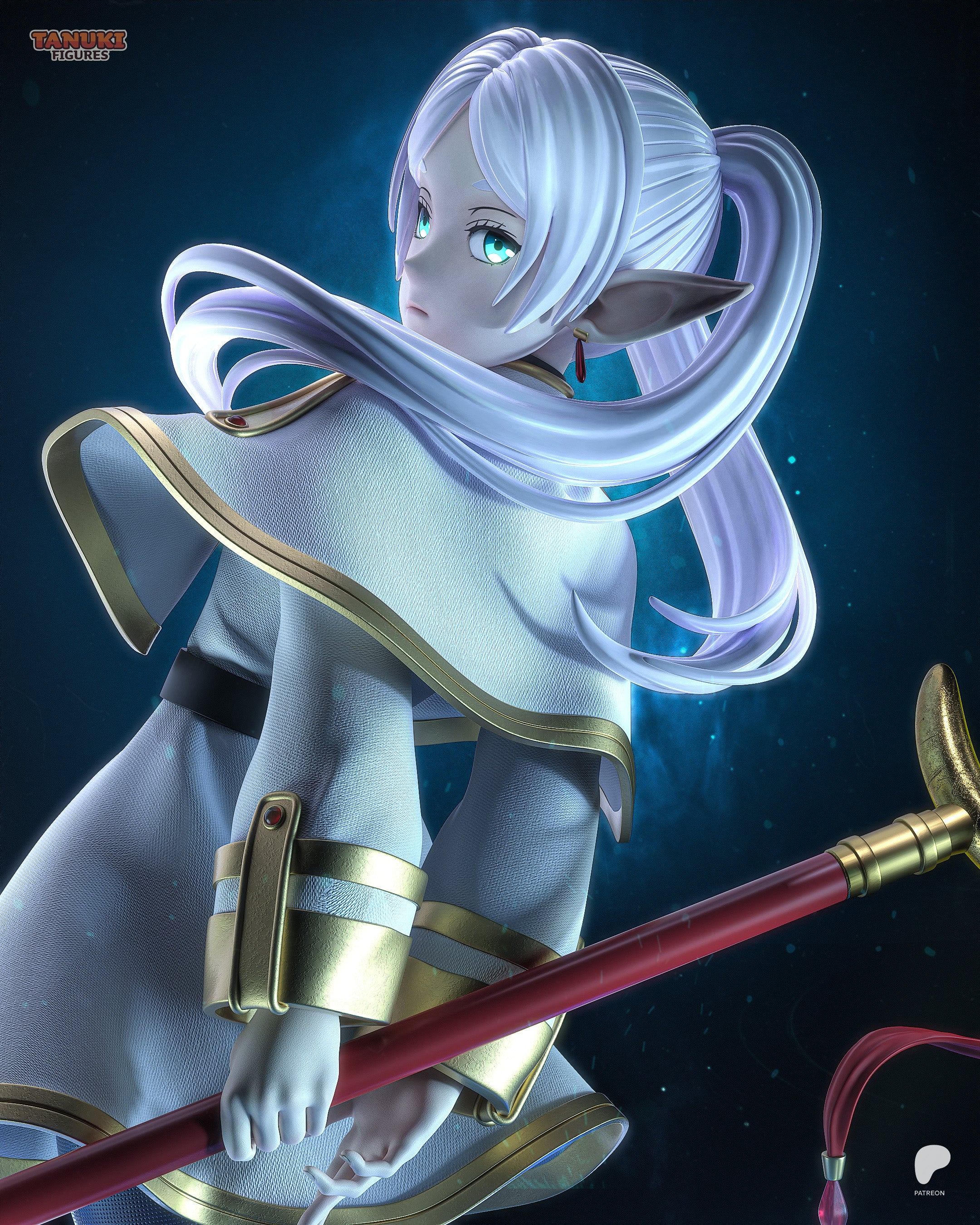 Frieren - Frieren: Beyond Journey's End - Figura Coleccionável Premium em Resina 3D