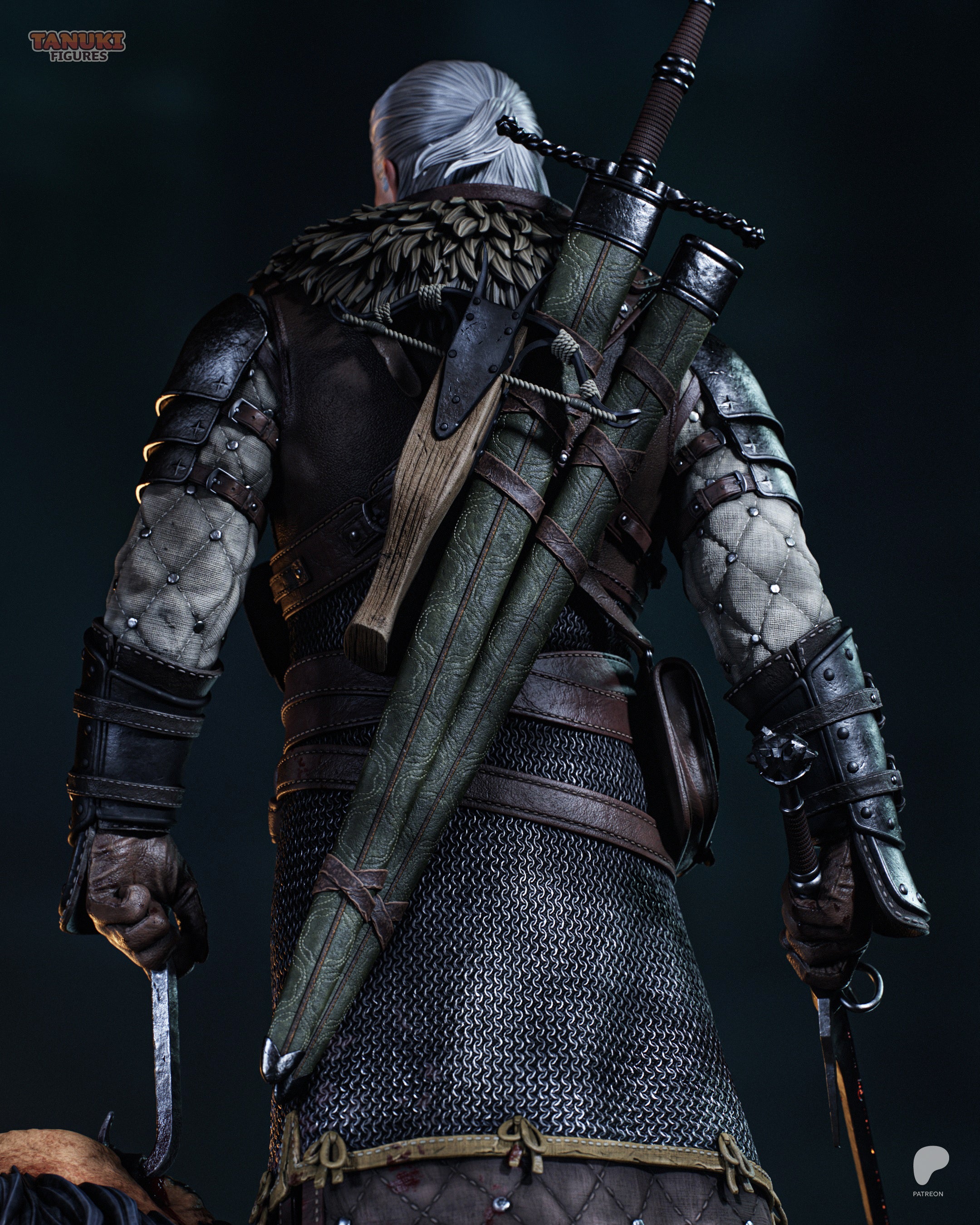 Geralt - The Witcher 3 — Premium 3D Resin Collectible Figure