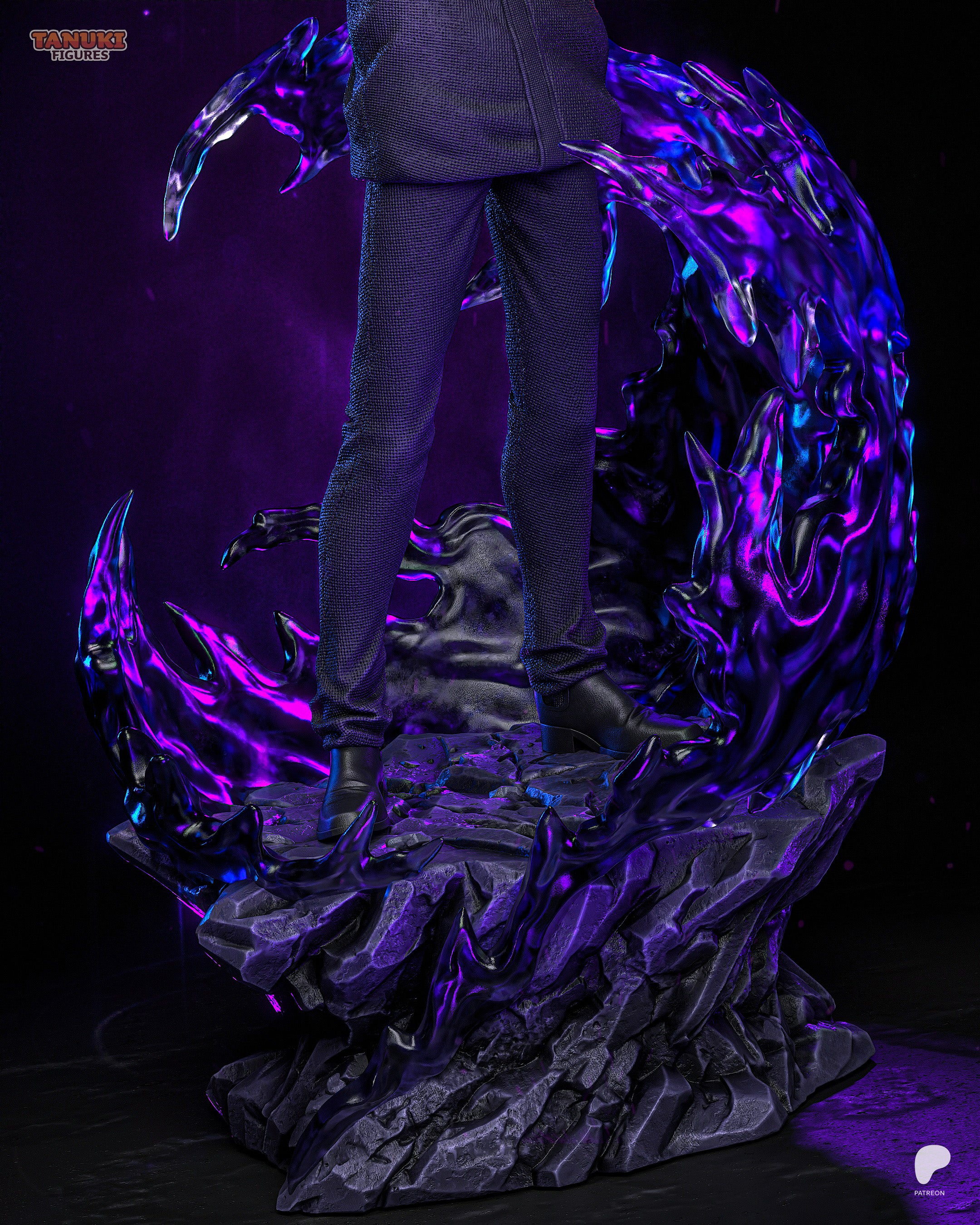 Satoro Gojo - Jujutsu Kaisen — Figura Coleccionável Premium em Resina 3D