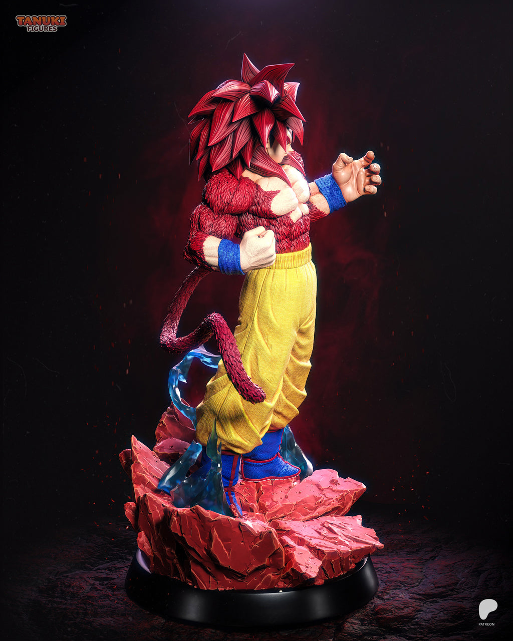 Goku SSJ4 — Dragon Ball DAIMA | Figura Coleccionável Premium em Resina 3D