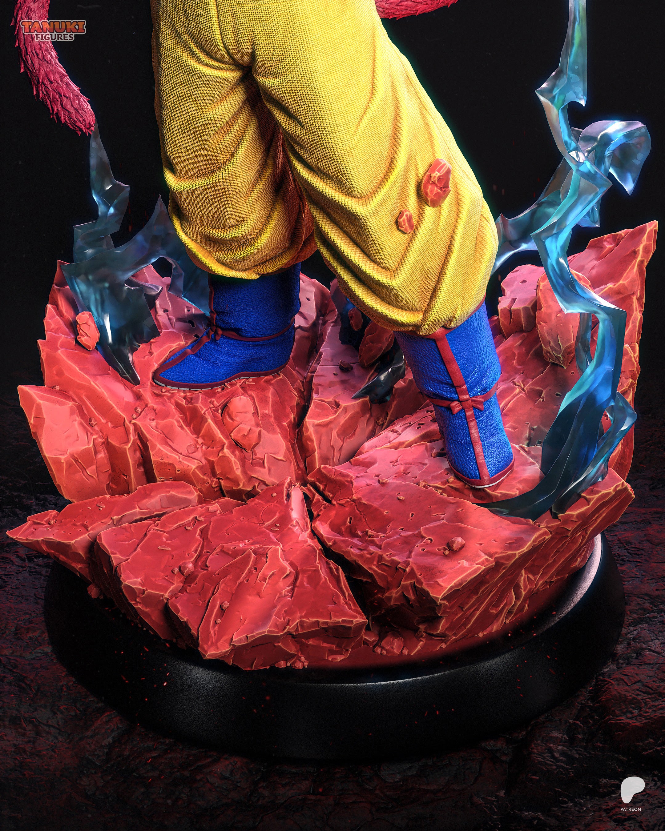 Goku SSJ4 — Dragon Ball DAIMA | Figura Coleccionável Premium em Resina 3D