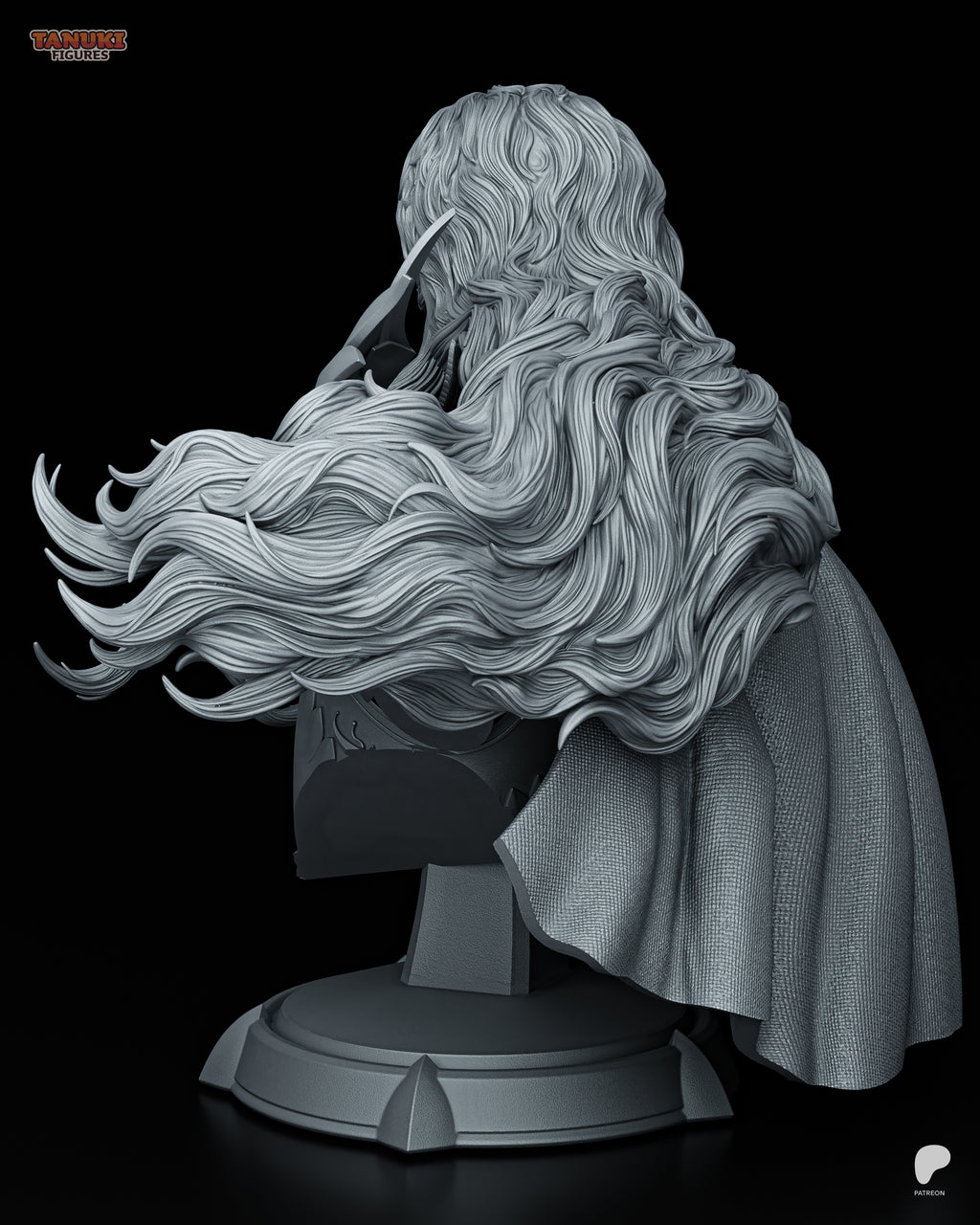 Griffith - Berserk - Busto - Figura Coleccionável Premium em Resina 3D