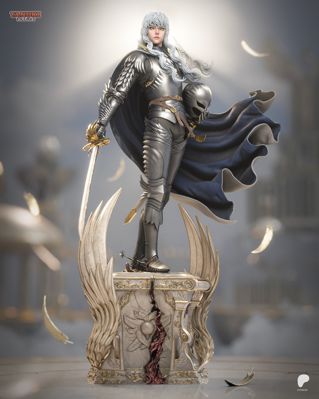 Griffith - Berserk - Figura Coleccionável Premium em Resina 3D