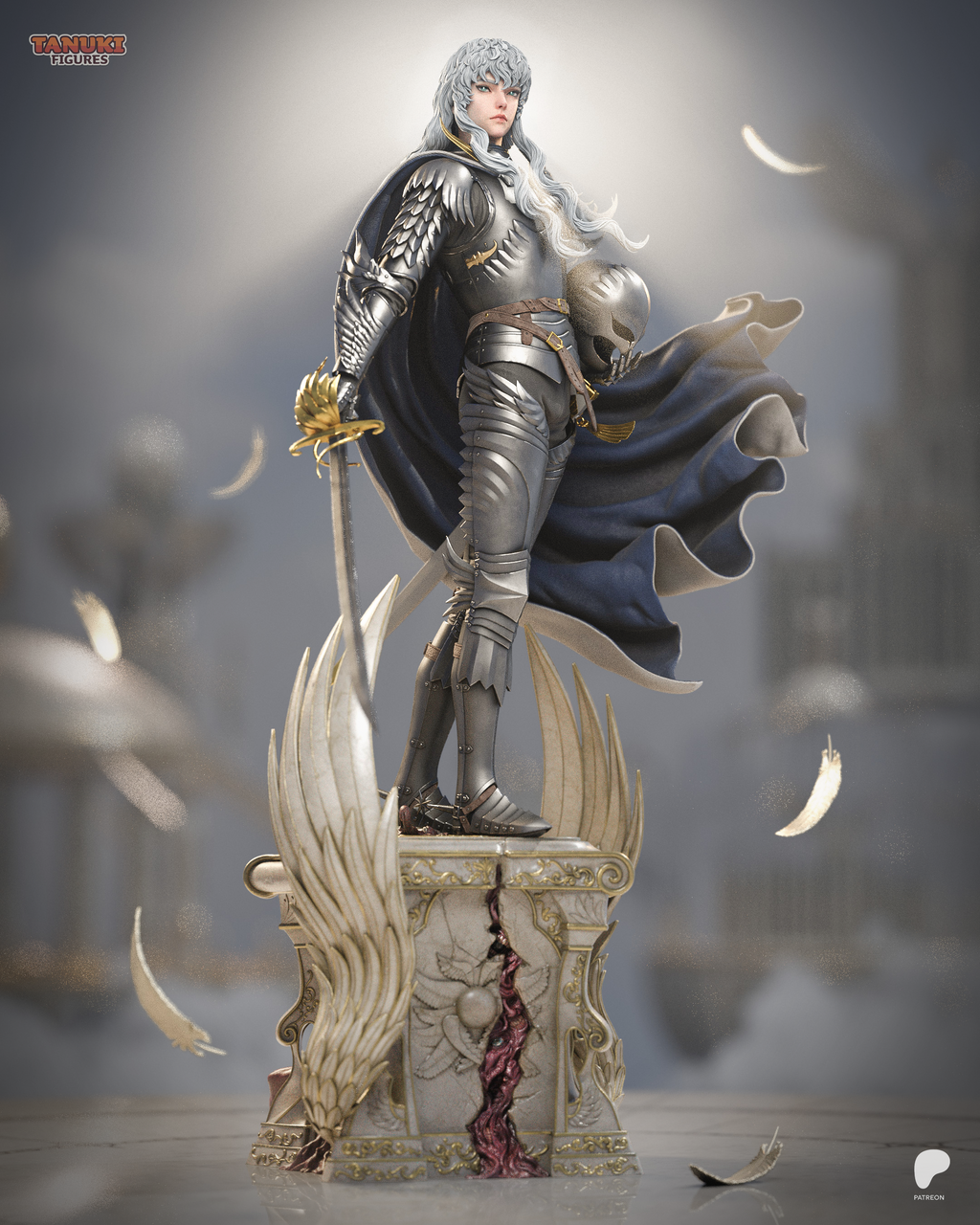 Griffith - Berserk - Figura Coleccionável Premium em Resina 3D