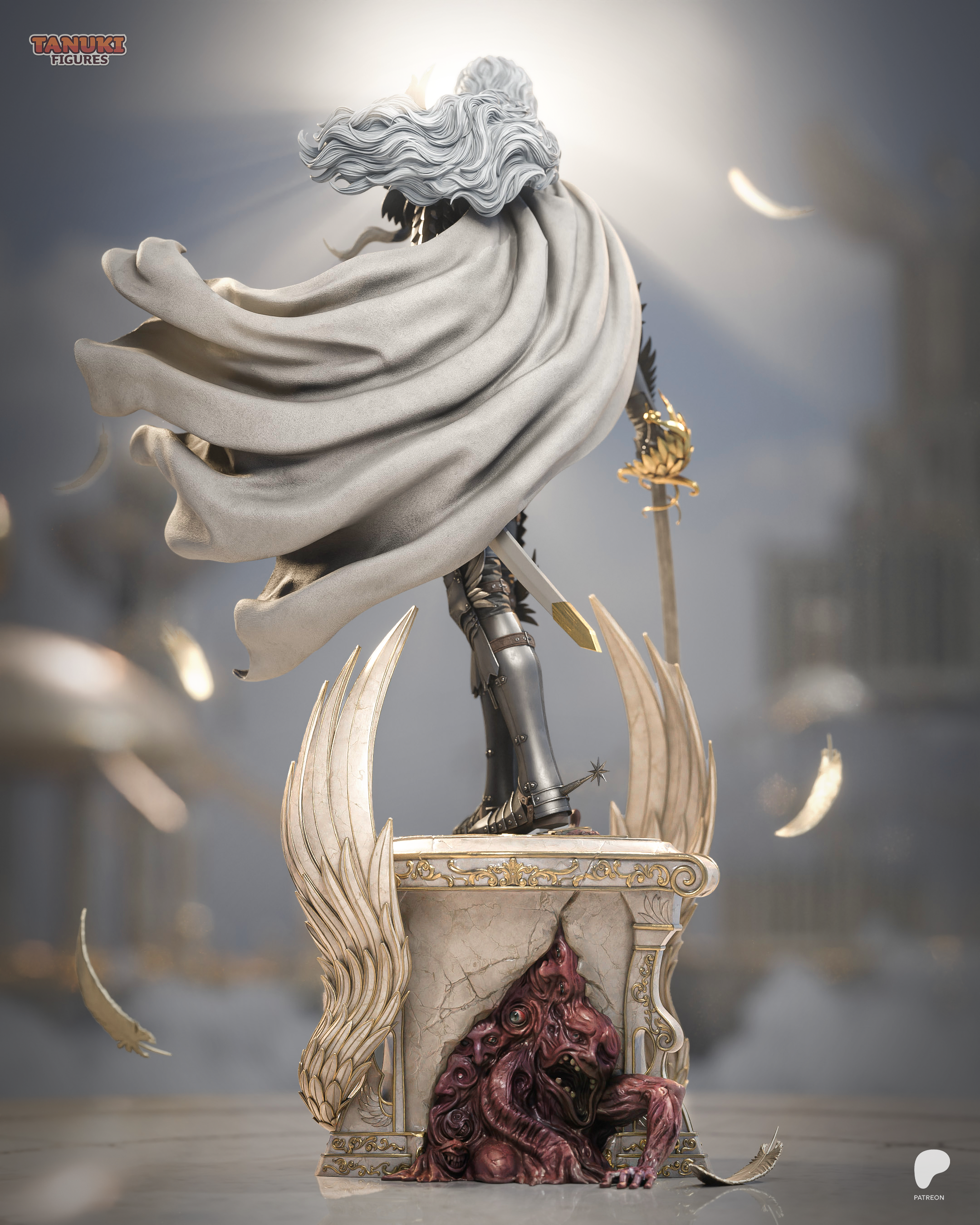 Griffith - Berserk - Figura Coleccionável Premium em Resina 3D