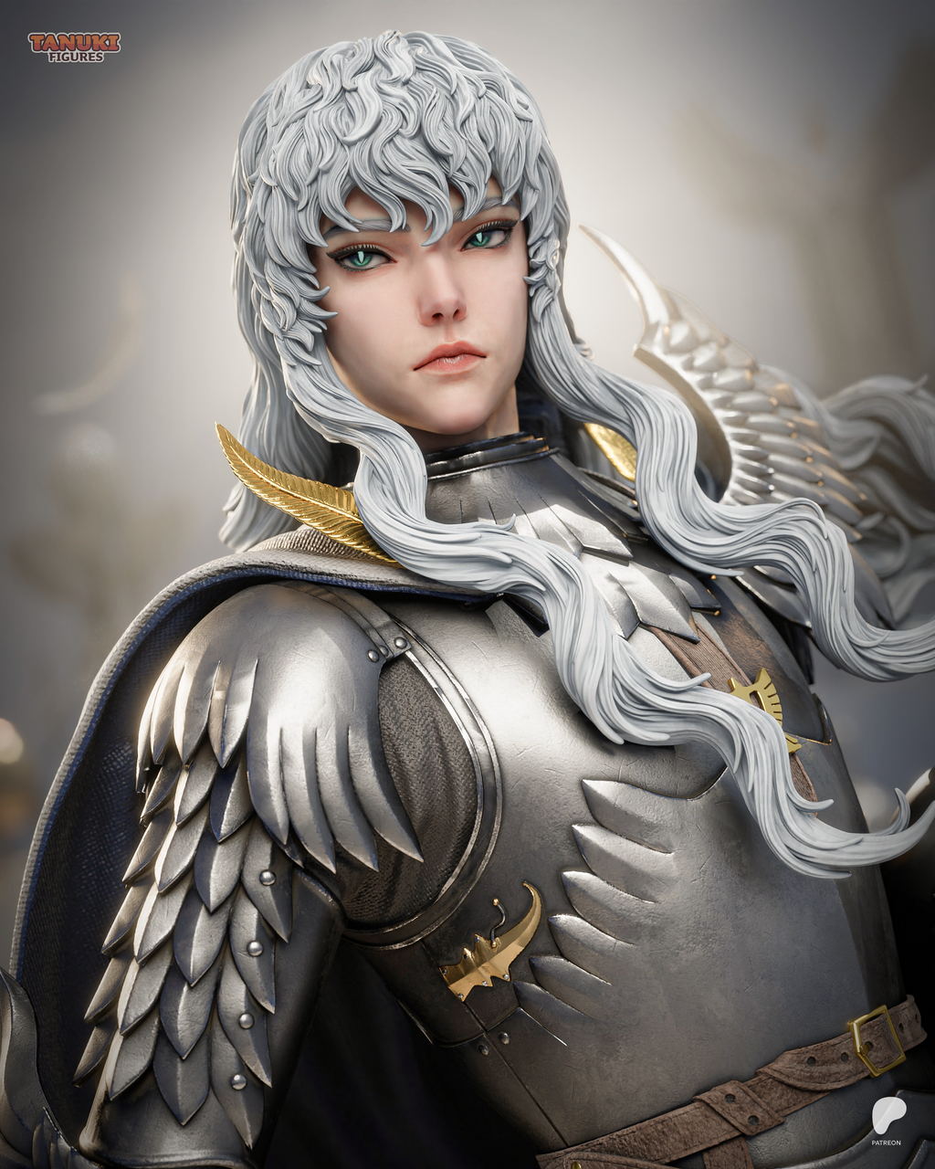 Griffith - Berserk - Figura Coleccionável Premium em Resina 3D