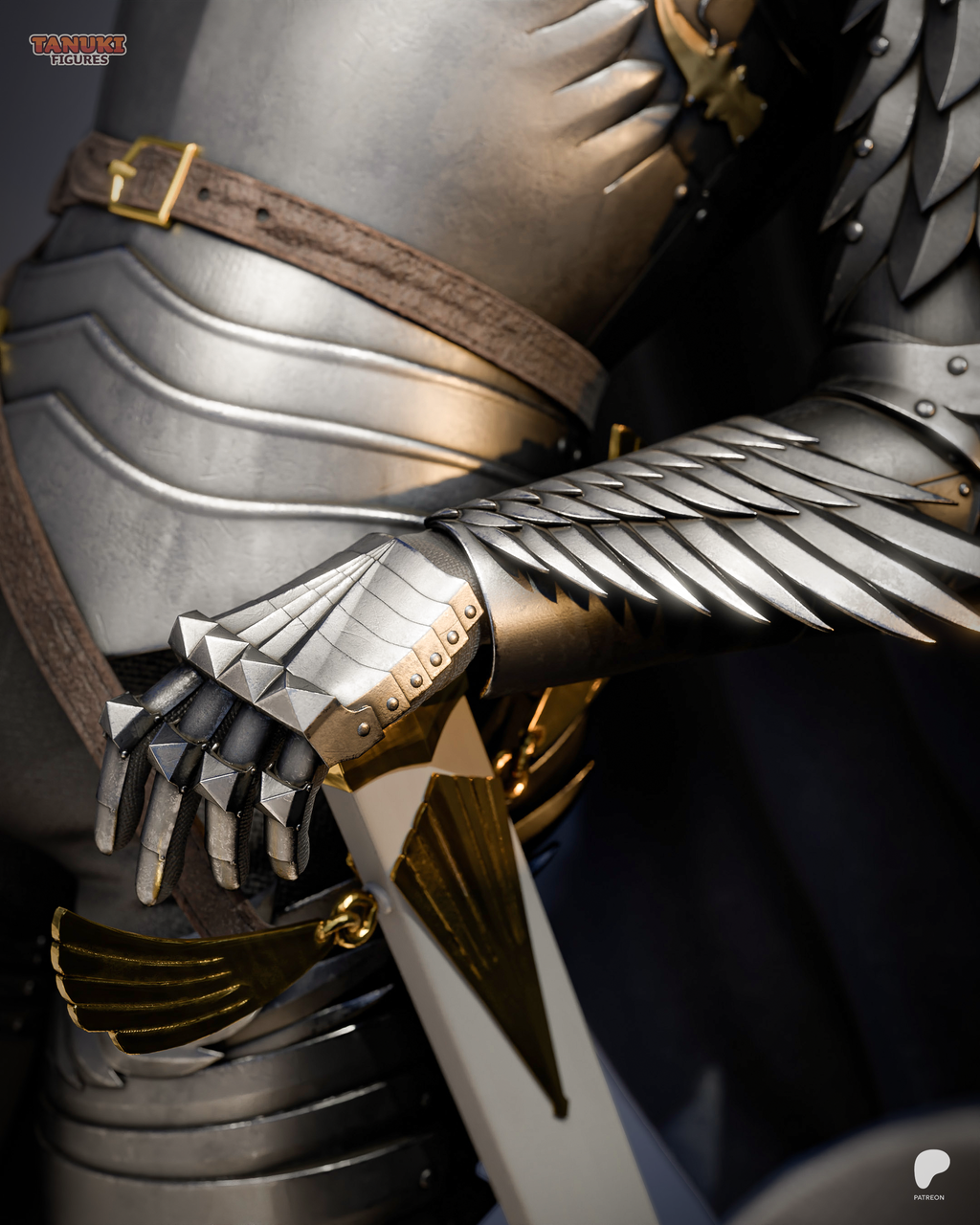 Griffith - Berserk - Figura Coleccionável Premium em Resina 3D