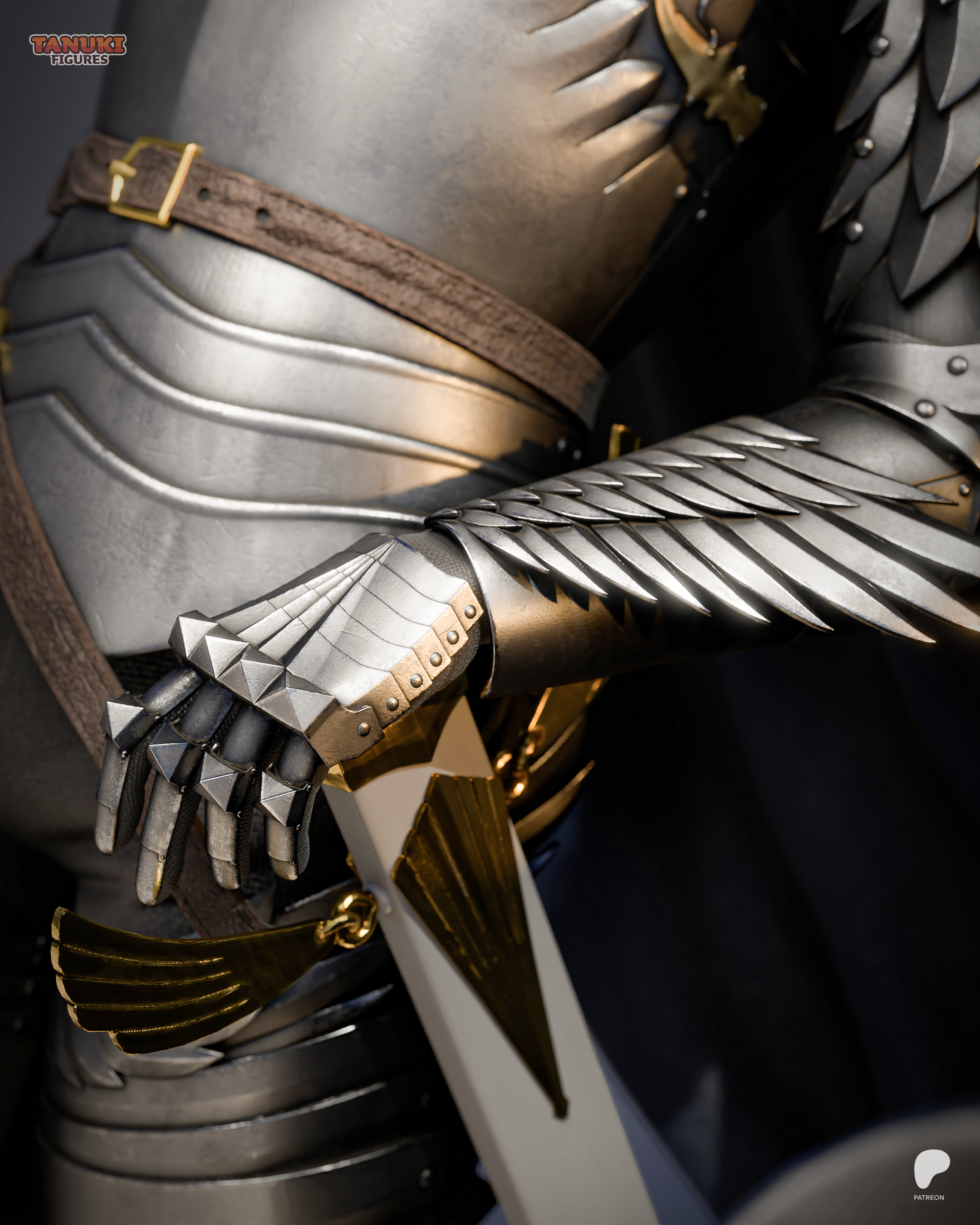 Griffith - Berserk - Figura Coleccionável Premium em Resina 3D