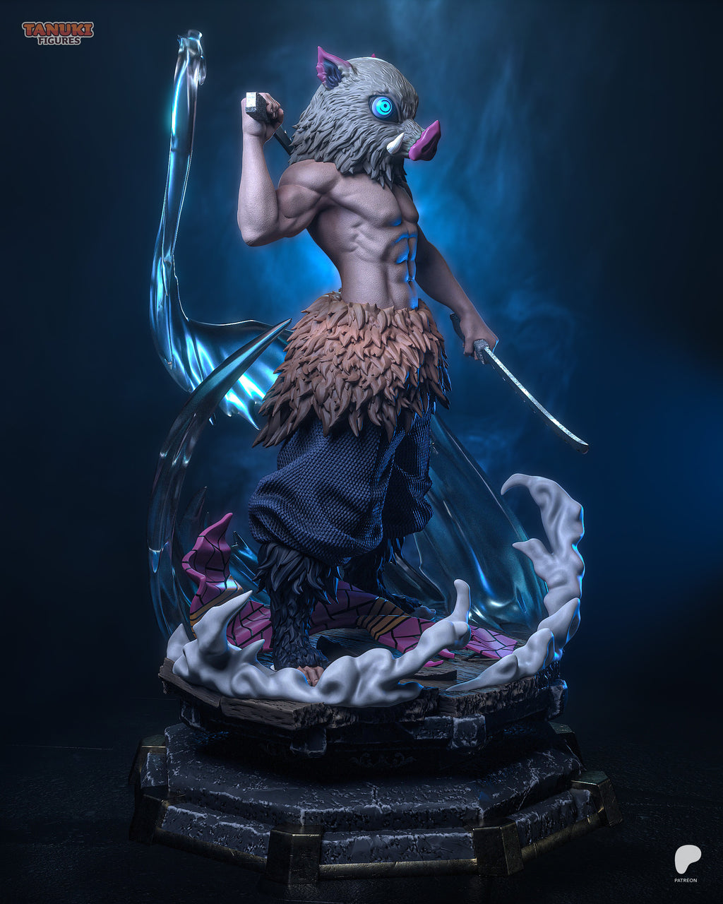 Inosuke - Demon Slayer - Figura Coleccionável Premium em Resina 3D