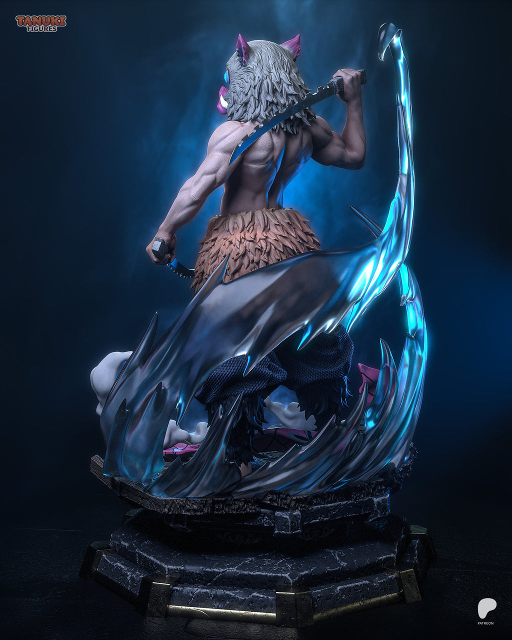 Inosuke - Demon Slayer - Figura Coleccionável Premium em Resina 3D