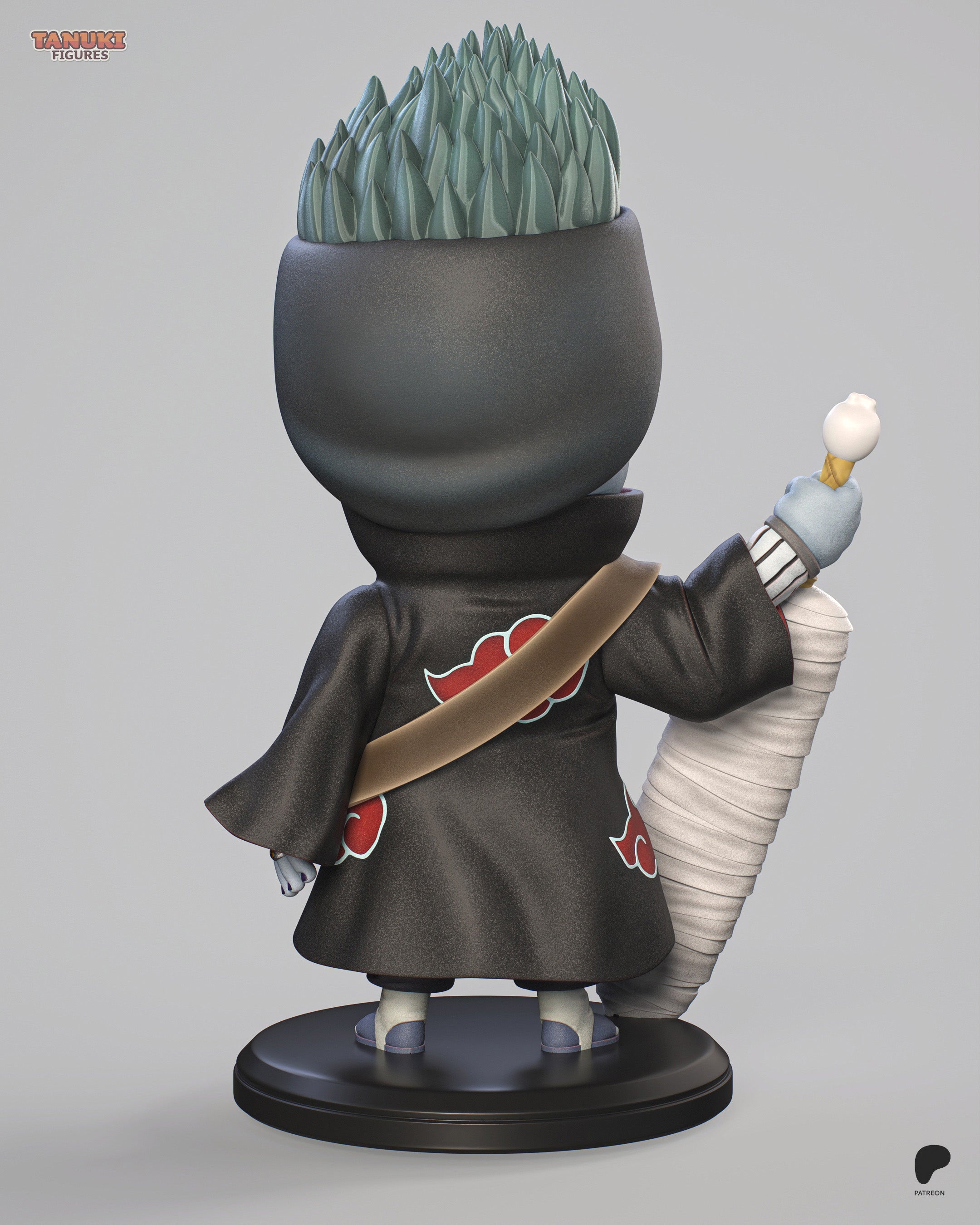 Kisame - Naruto - Chibi - Figura Coleccionável Premium em Resina 3D
