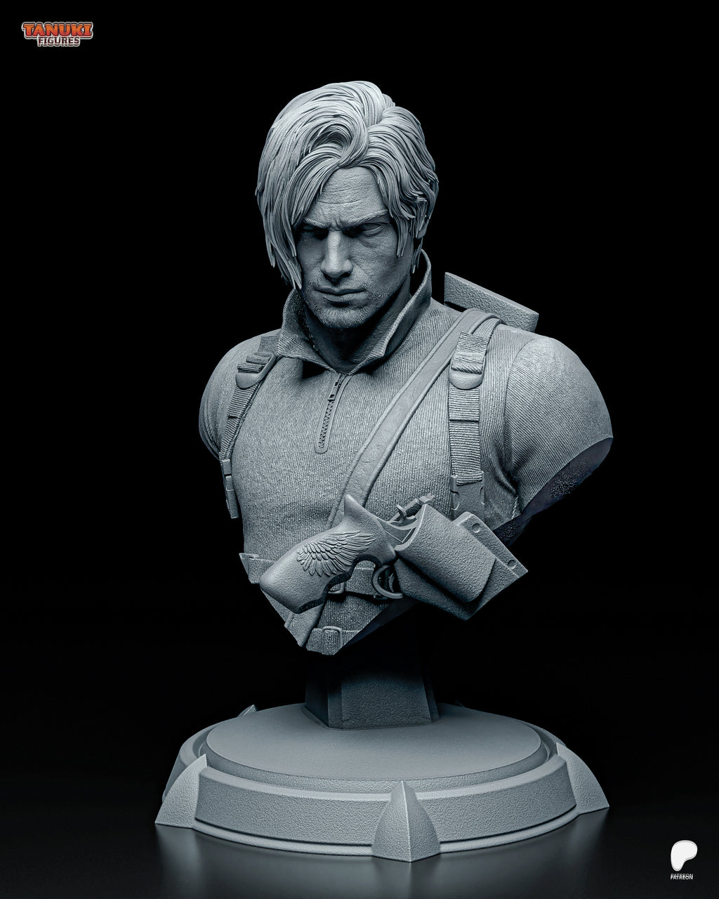 Leon - Resident Evil Requiem - Bust — Premium 3D Resin Collectible Figure
