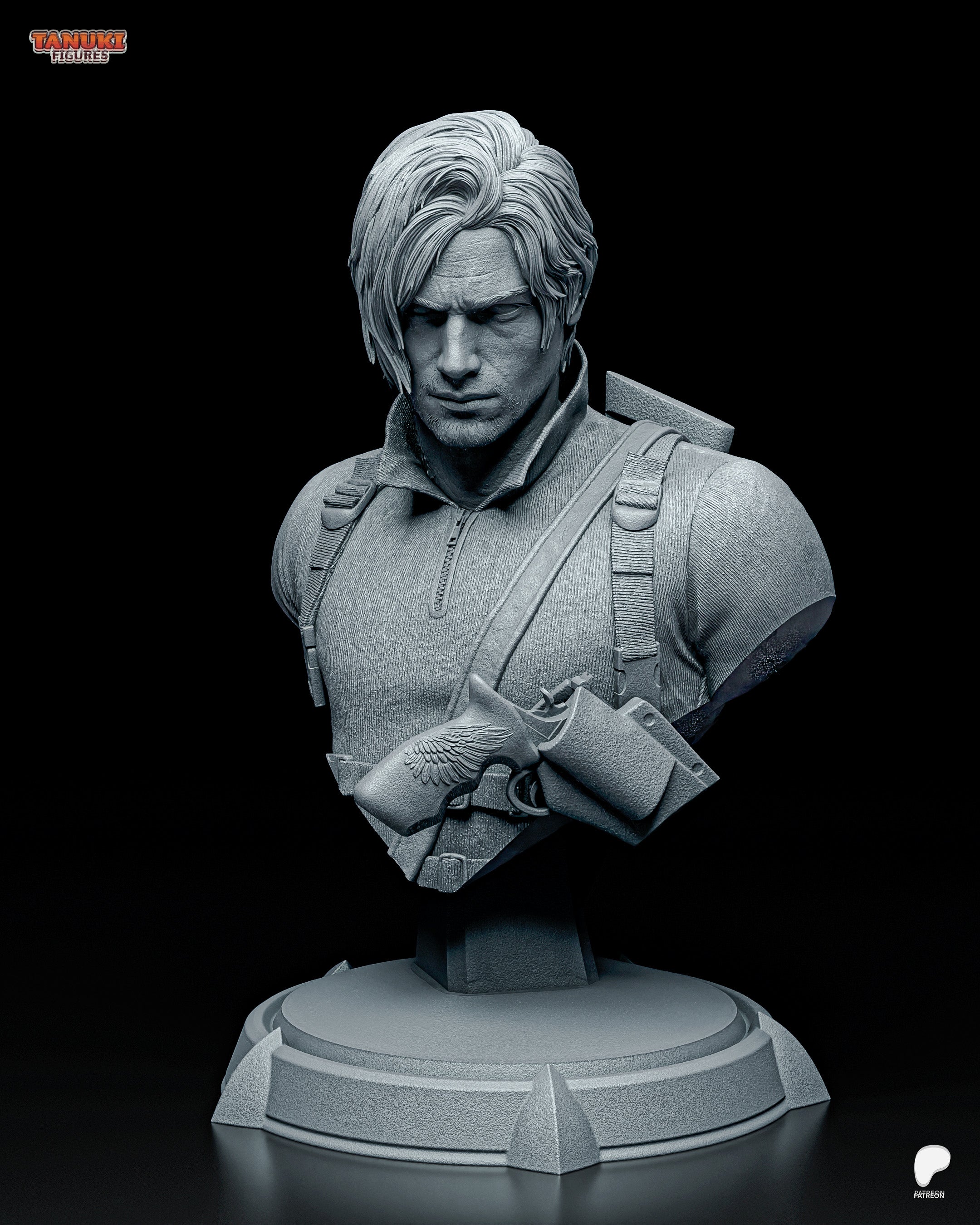 Leon - Resident Evil Requiem - Bust — Premium 3D Resin Collectible Figure