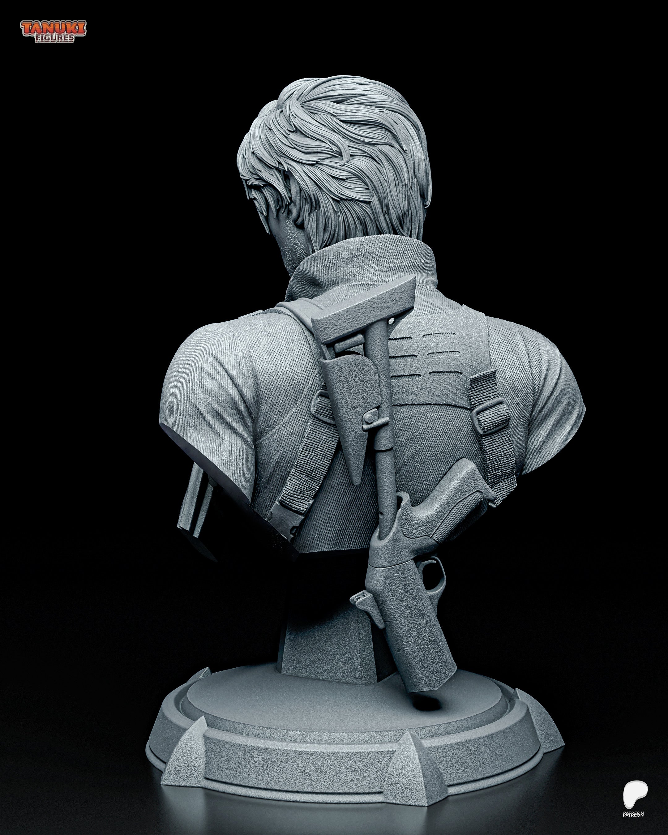 Leon - Resident Evil Requiem - Bust — Premium 3D Resin Collectible Figure