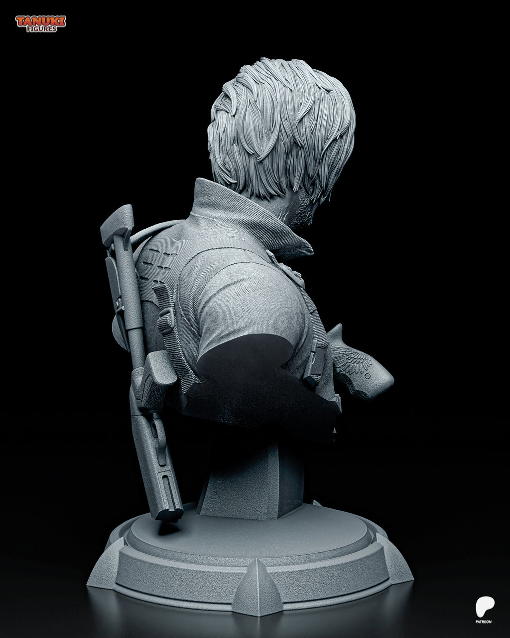 Leon - Resident Evil Requiem - Bust — Premium 3D Resin Collectible Figure