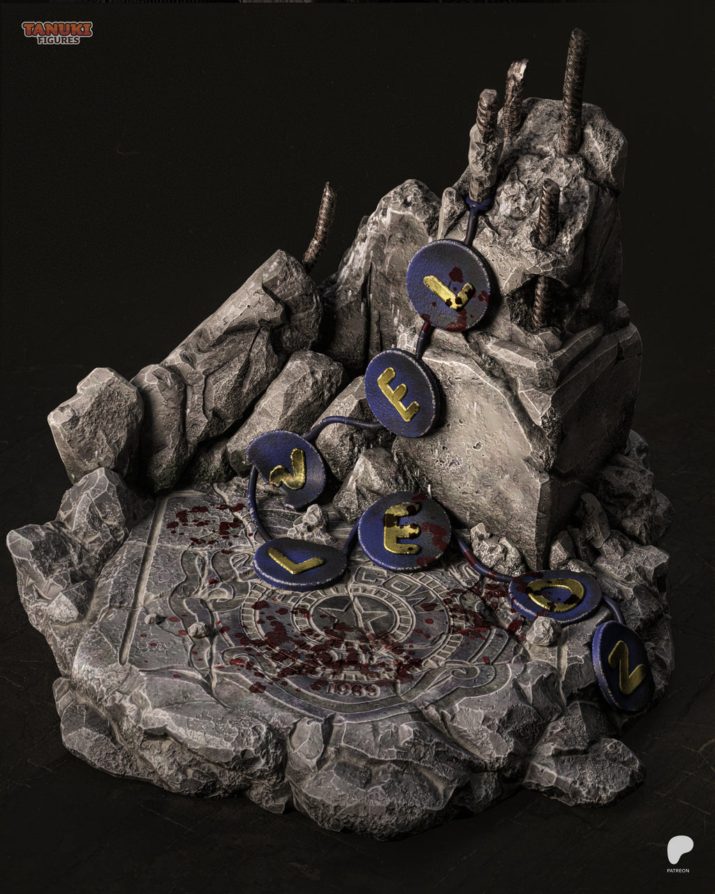 Leon - Resident Evil Requiem — Figura Coleccionável Premium em Resina 3D