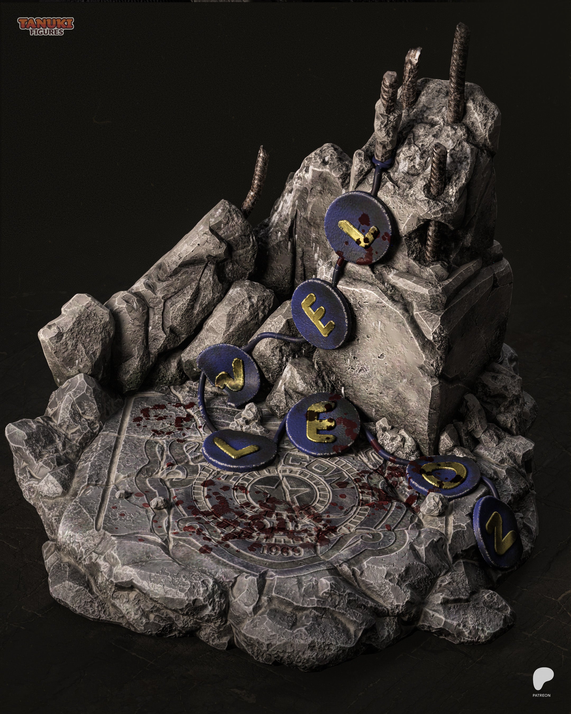 Leon - Resident Evil Requiem — Figura Coleccionável Premium em Resina 3D