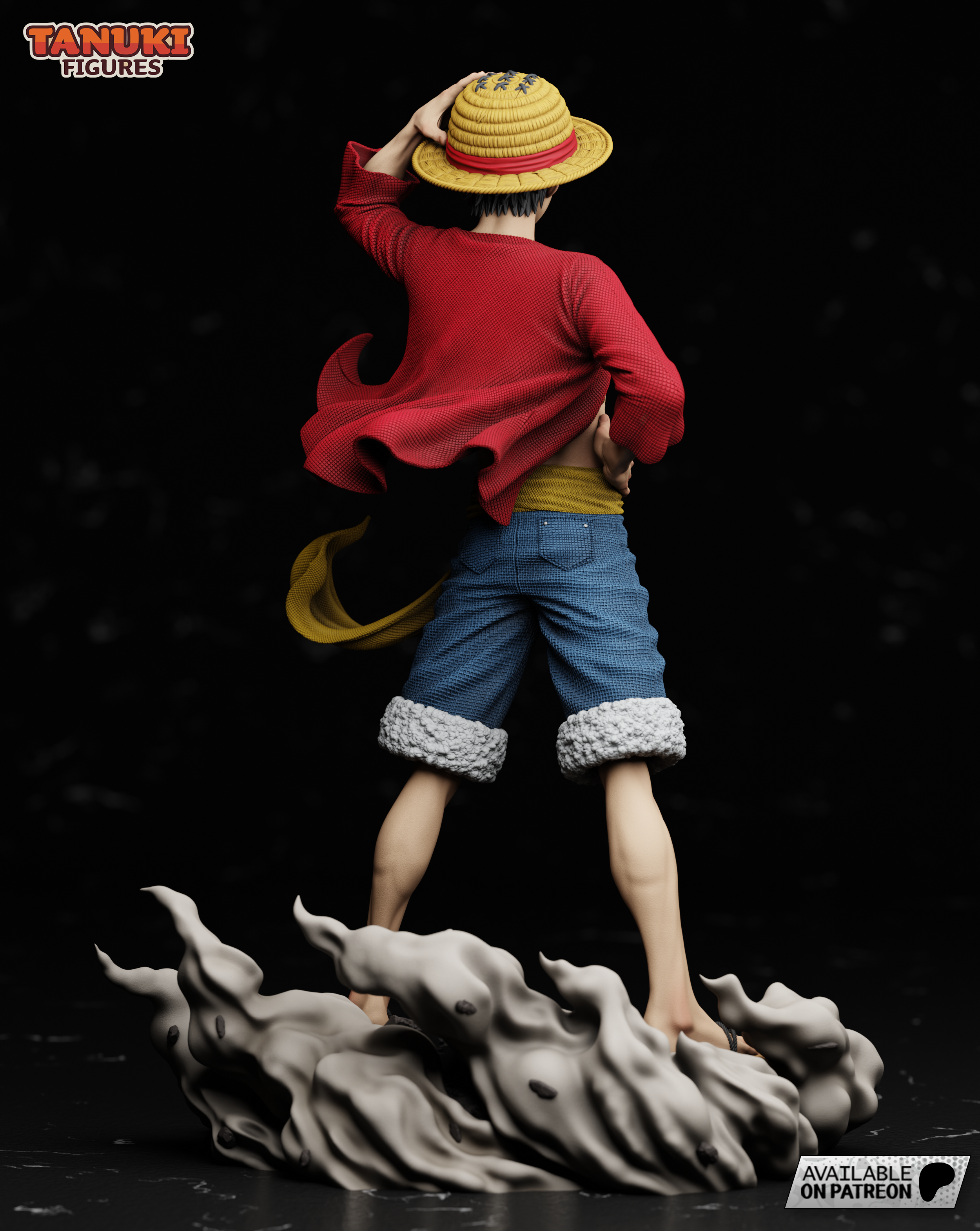Luffy — One Piece | Figura Coleccionável Premium em Resina 3D