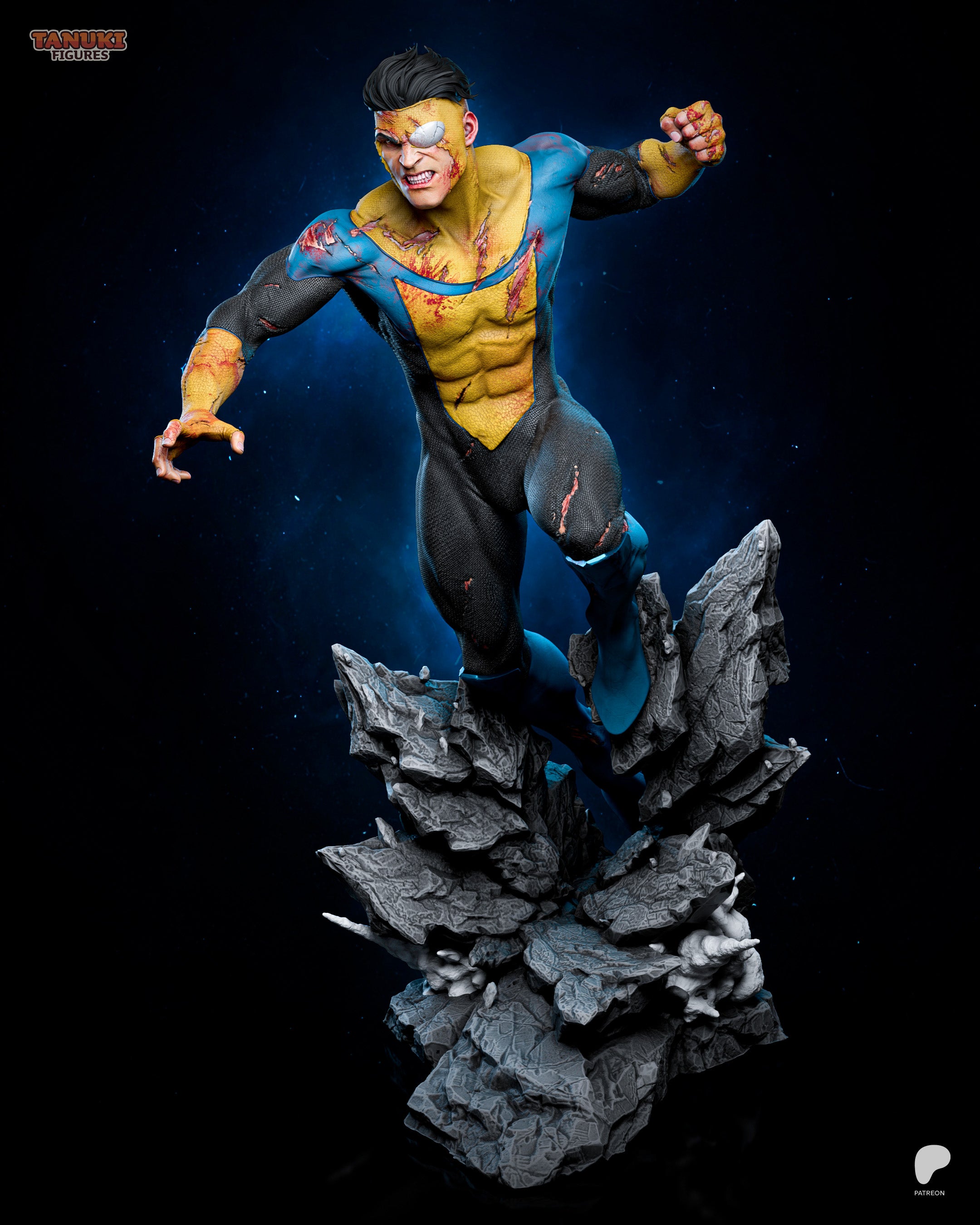 Mark - Invincible — Figura Coleccionável Premium em Resina 3D