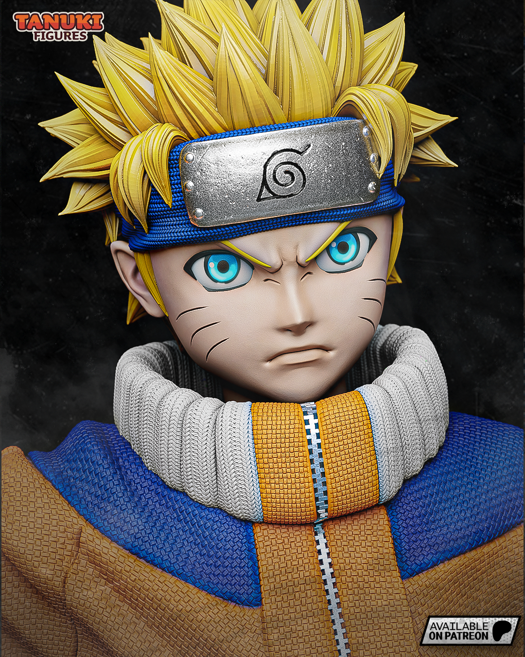 Naruto — Naruto Shippuden | Figura Coleccionável Premium em Resina 3D