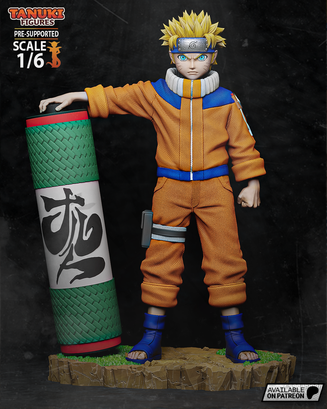 Naruto — Naruto Shippuden | Figura Coleccionável Premium em Resina 3D