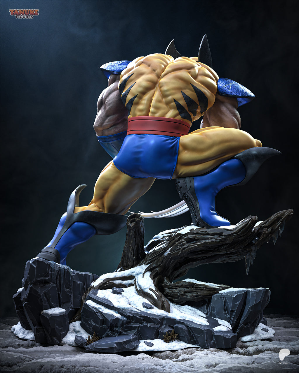Wolverine — Figura Coleccionável Premium em Resina 3D