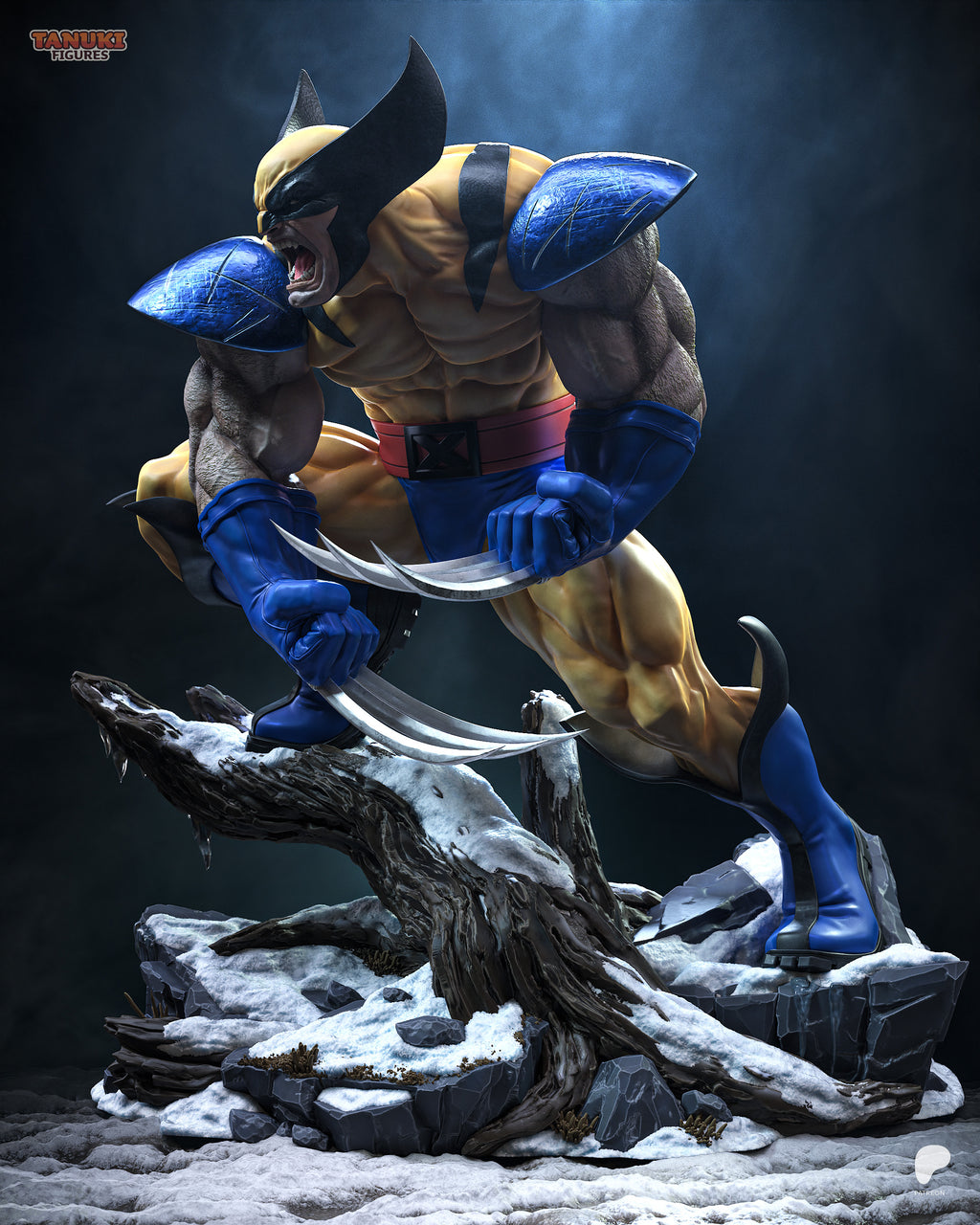 Wolverine — Figura Coleccionável Premium em Resina 3D