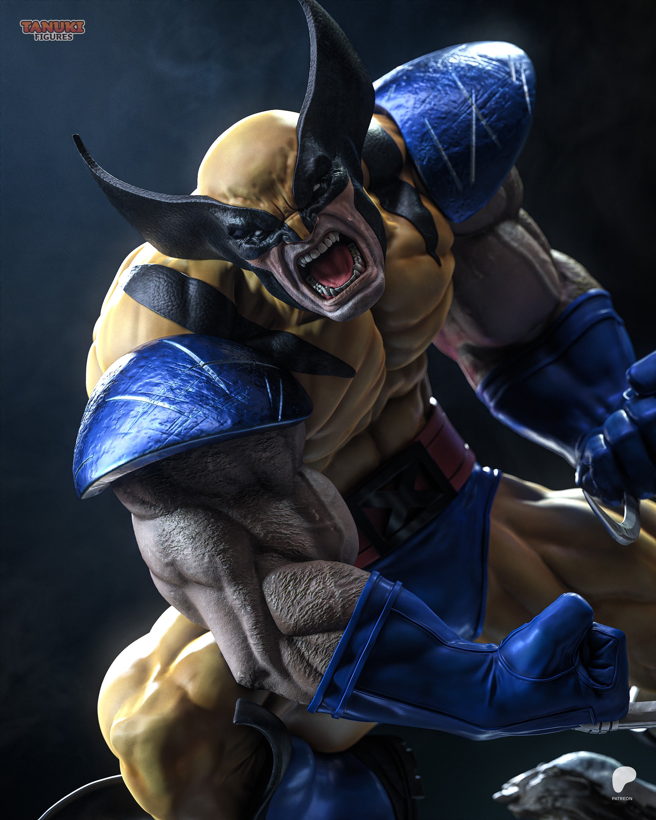 Wolverine — Figura Coleccionável Premium em Resina 3D