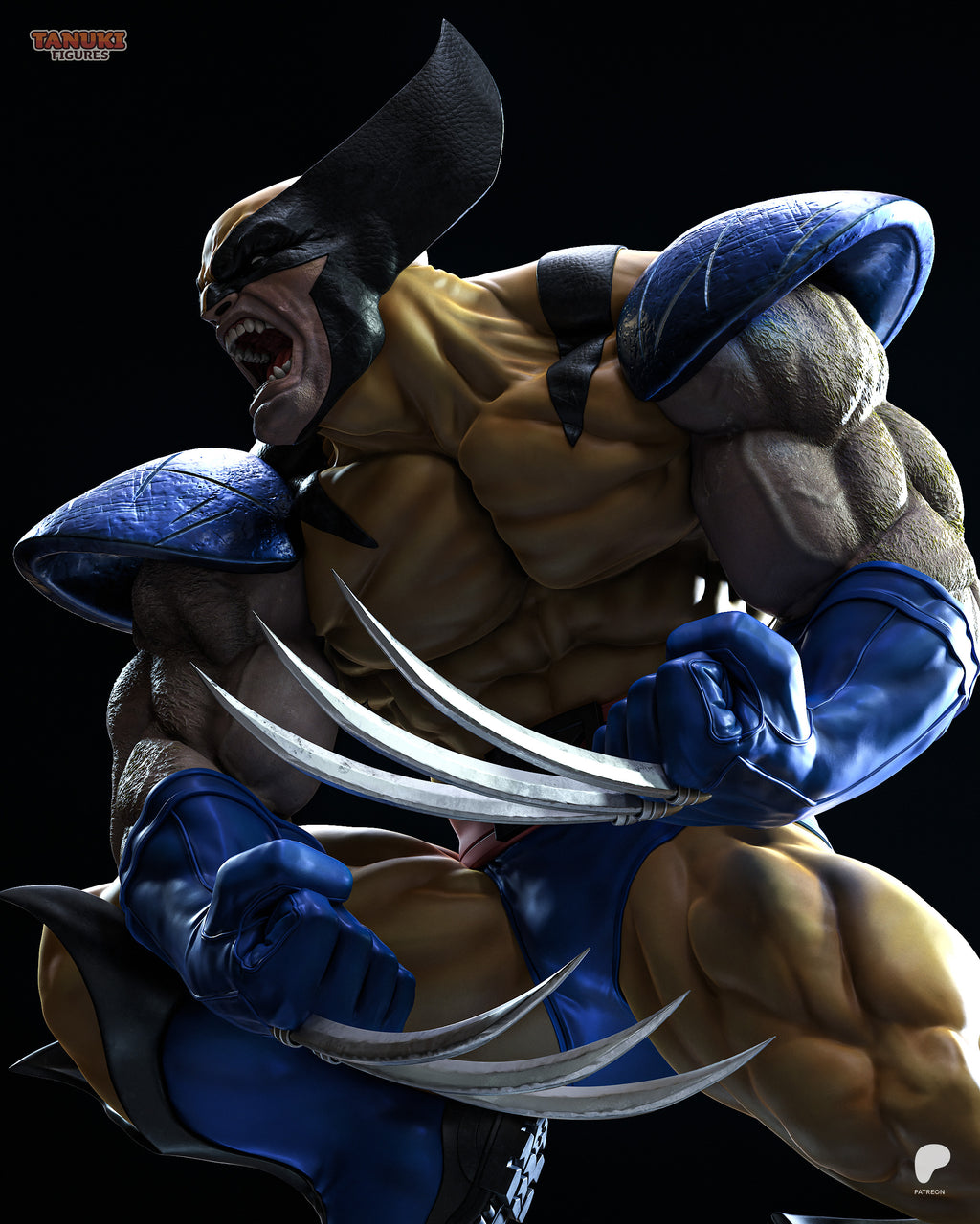 Wolverine — Figura Coleccionável Premium em Resina 3D
