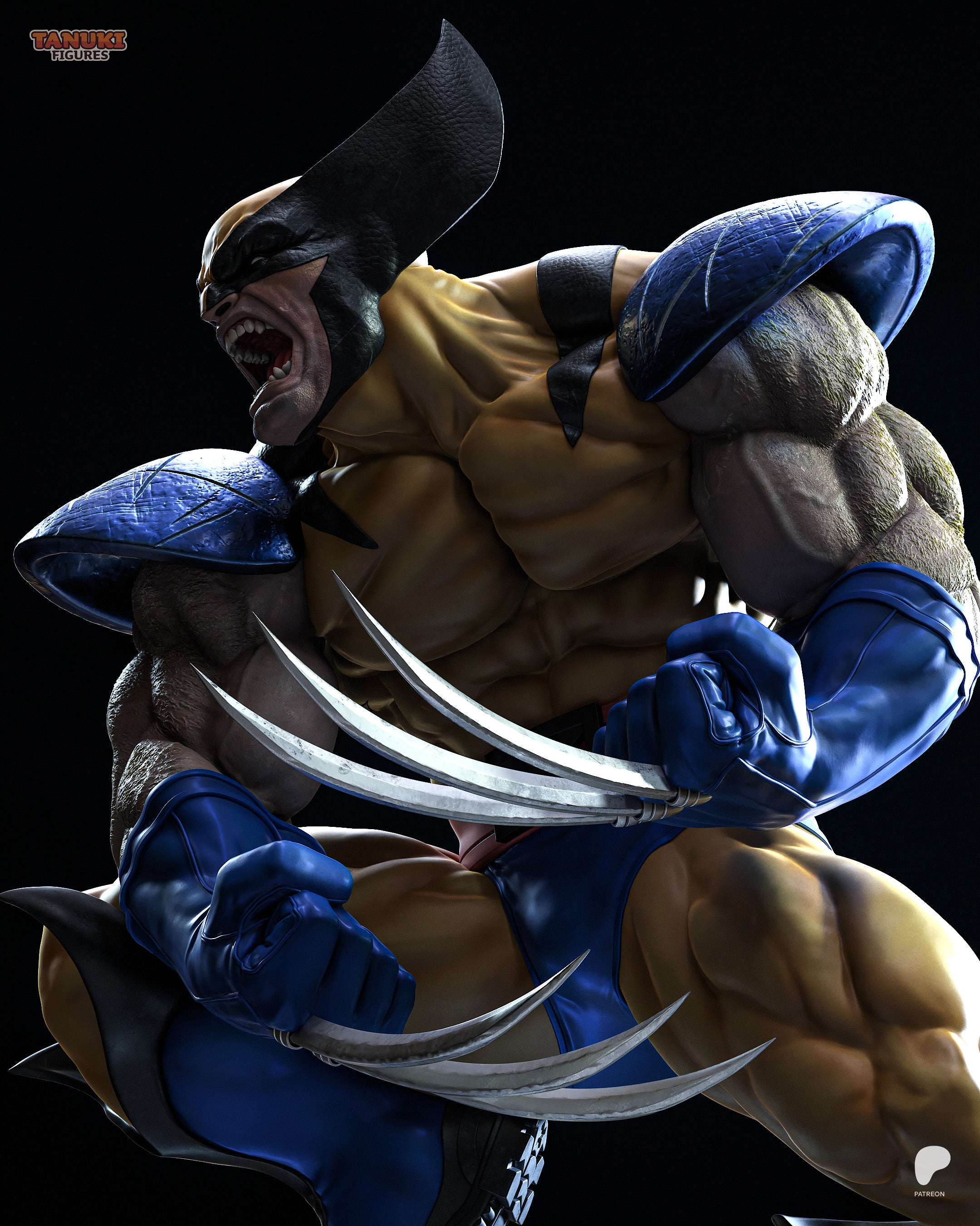 Wolverine — Figura Coleccionável Premium em Resina 3D